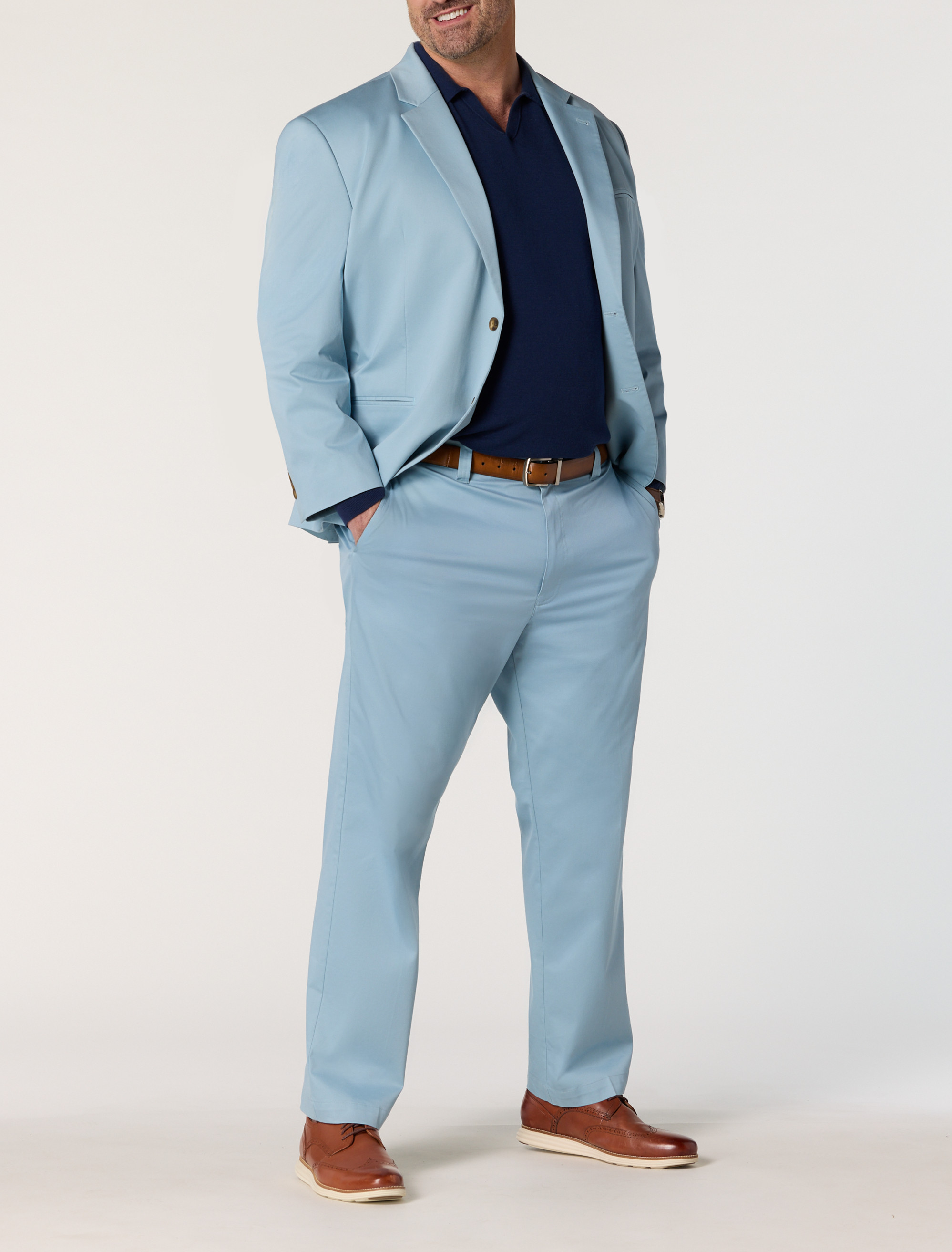 Straight-Fit Tech Pants