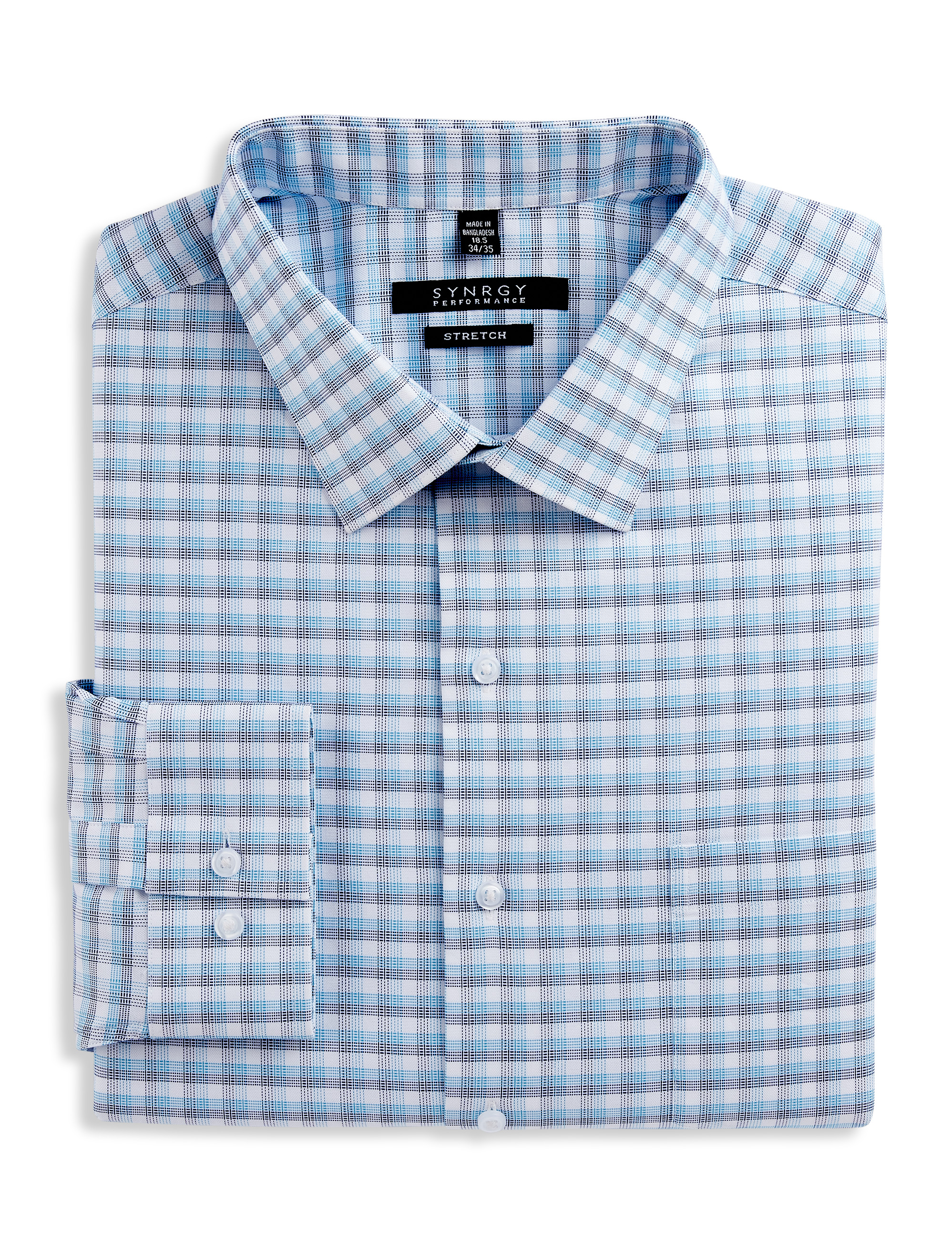 SYN PERF BLUE THIN PLAID