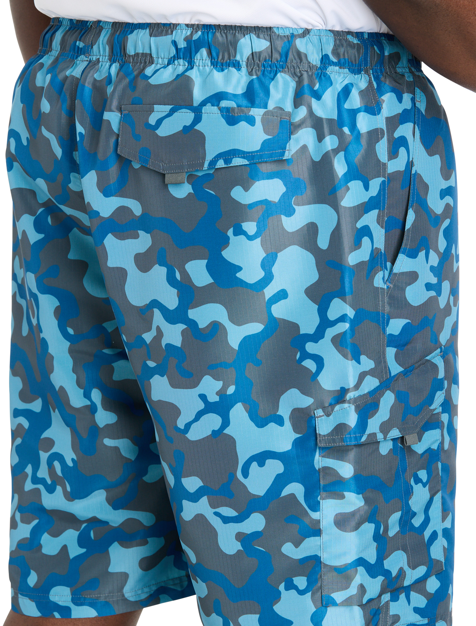 Performance Ripstop Camo Cargo Shorts