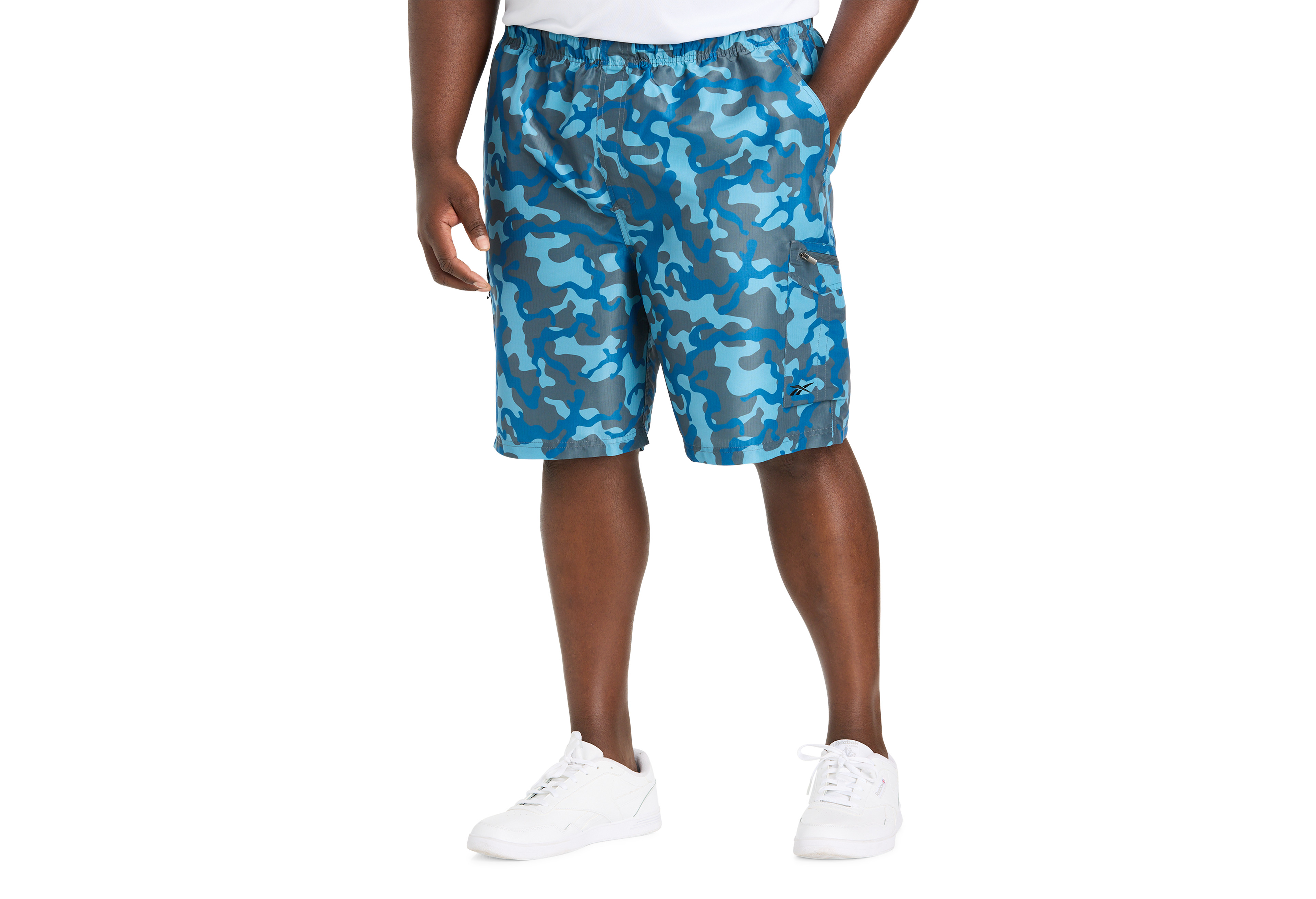 Performance Ripstop Camo Cargo Shorts