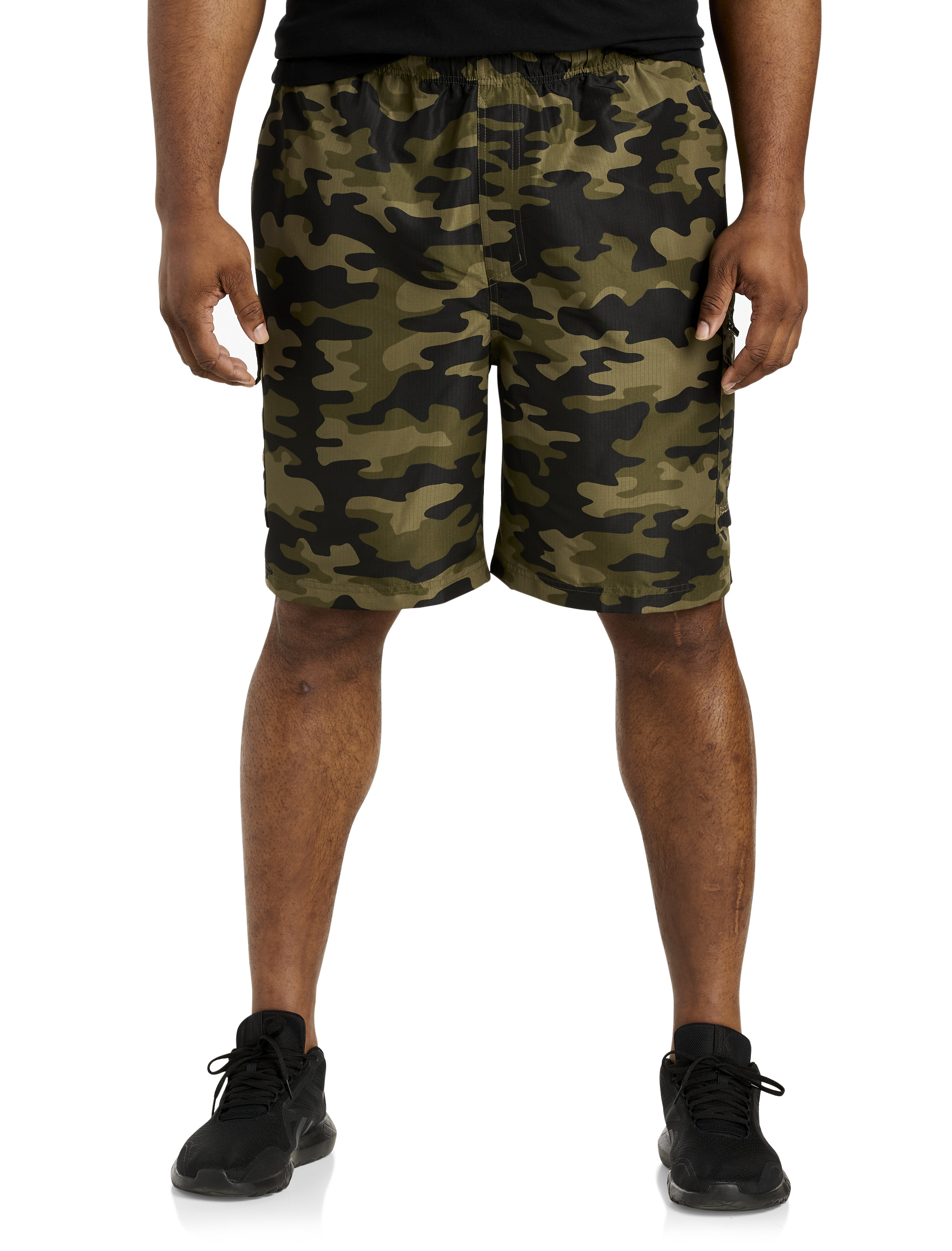 APEXFWDT Cargo Shorts for Men Big and Tall Camo Outdoor Military Tactical  Cargo Short Elastic Waist Multi-Pocket Camouflage Shorts