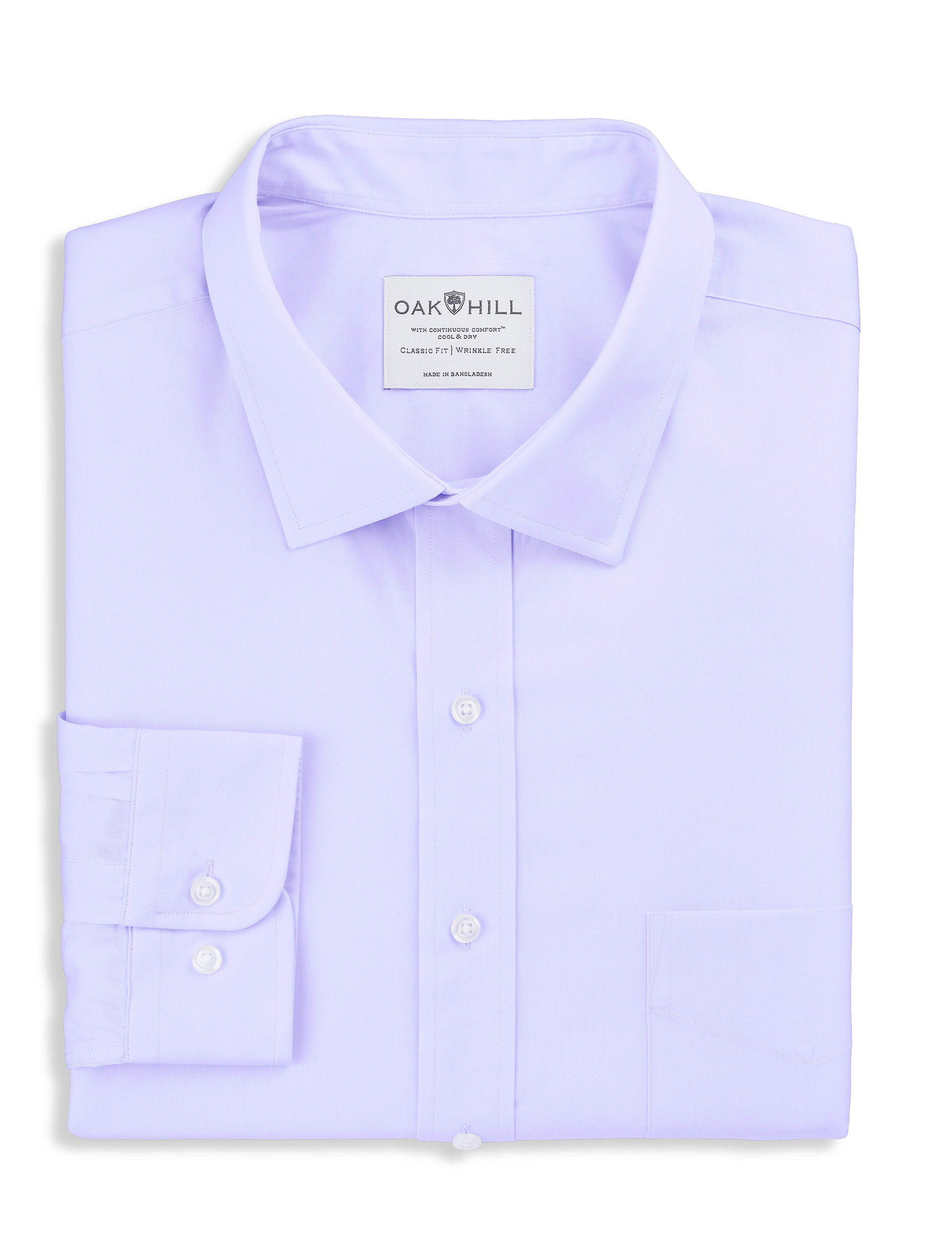 Big + Tall | Oak Hill Broadcloth Dress Shirt | DXL