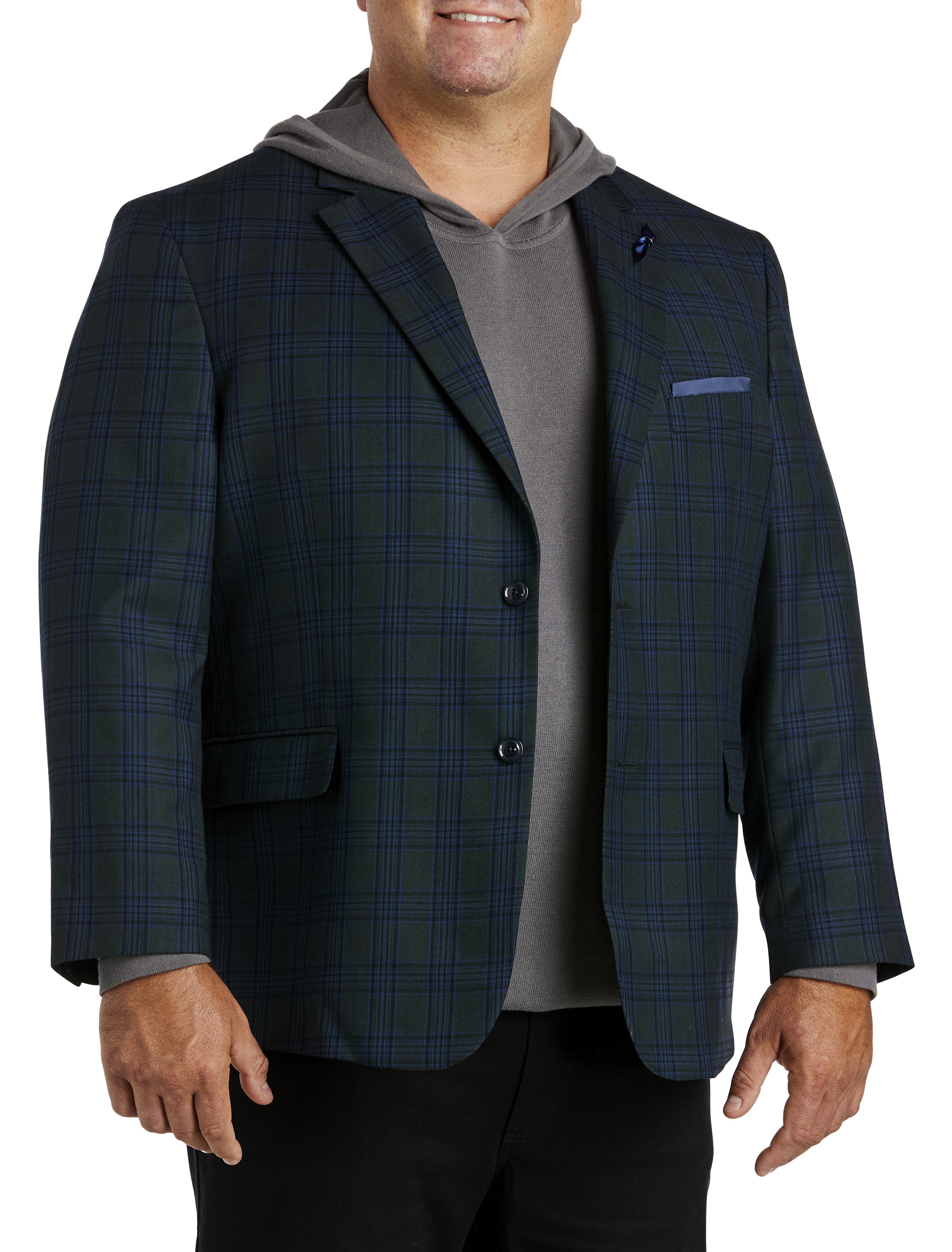 Westport Black Knit Blazer - Westport Big & Tall