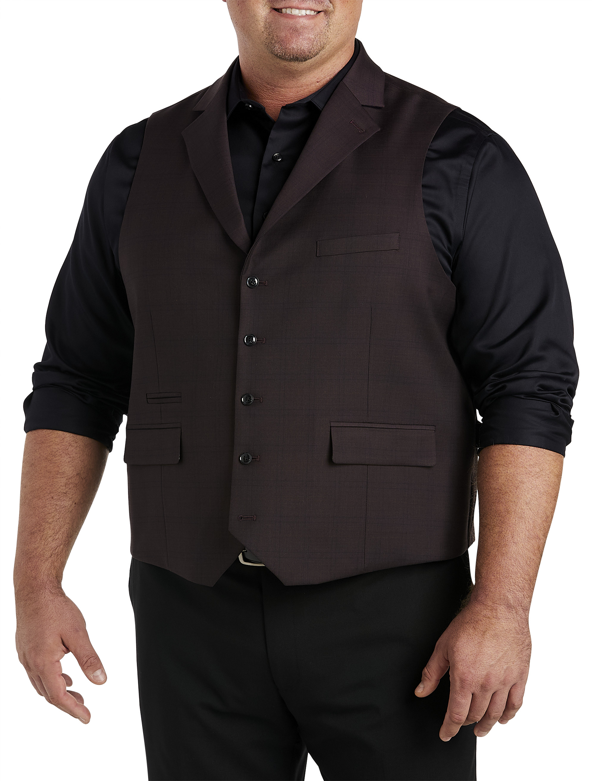 Big and tall men's outerwear vests best sale