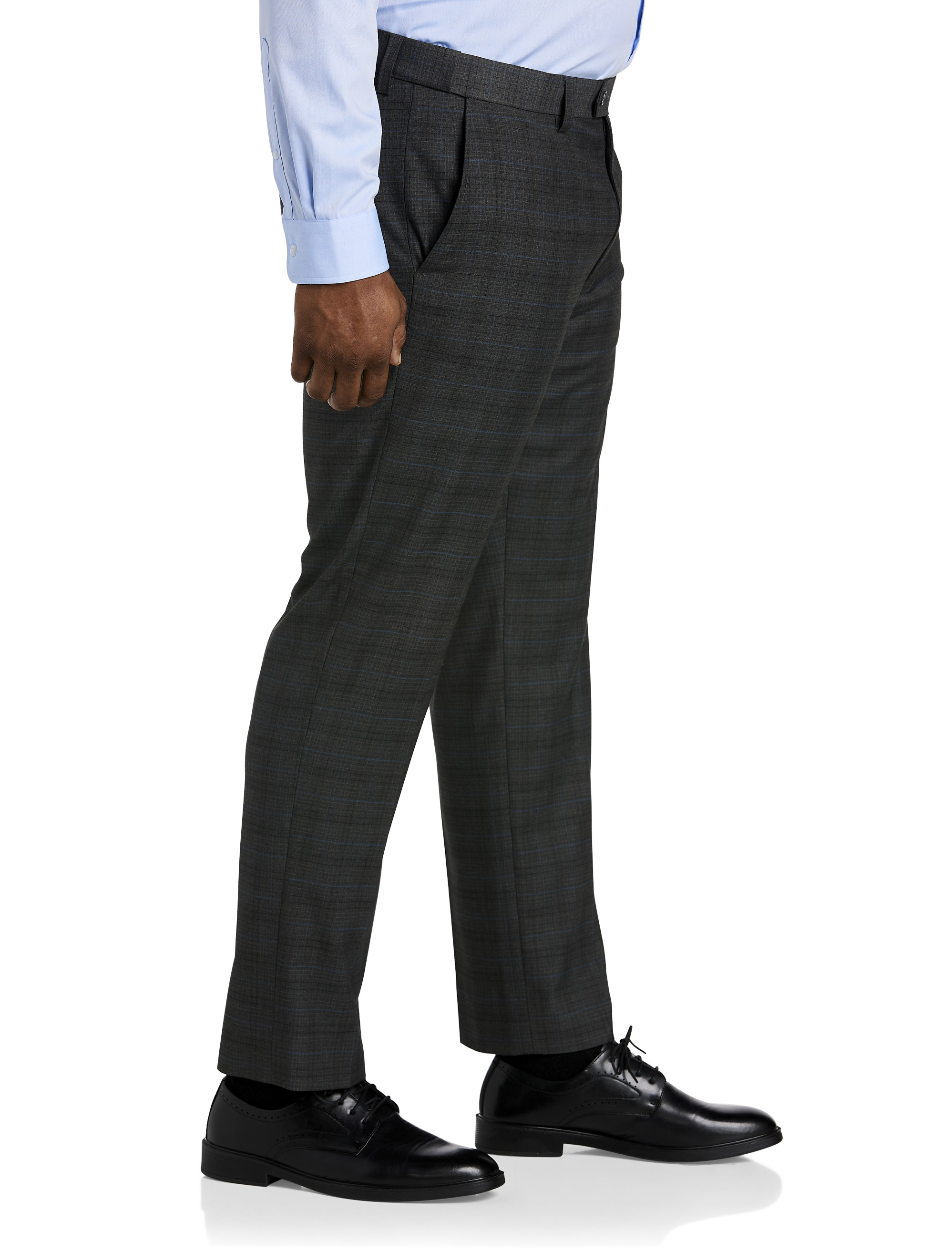 Big + Tall | Oak Hill Windowpane Suit Pants | DXL