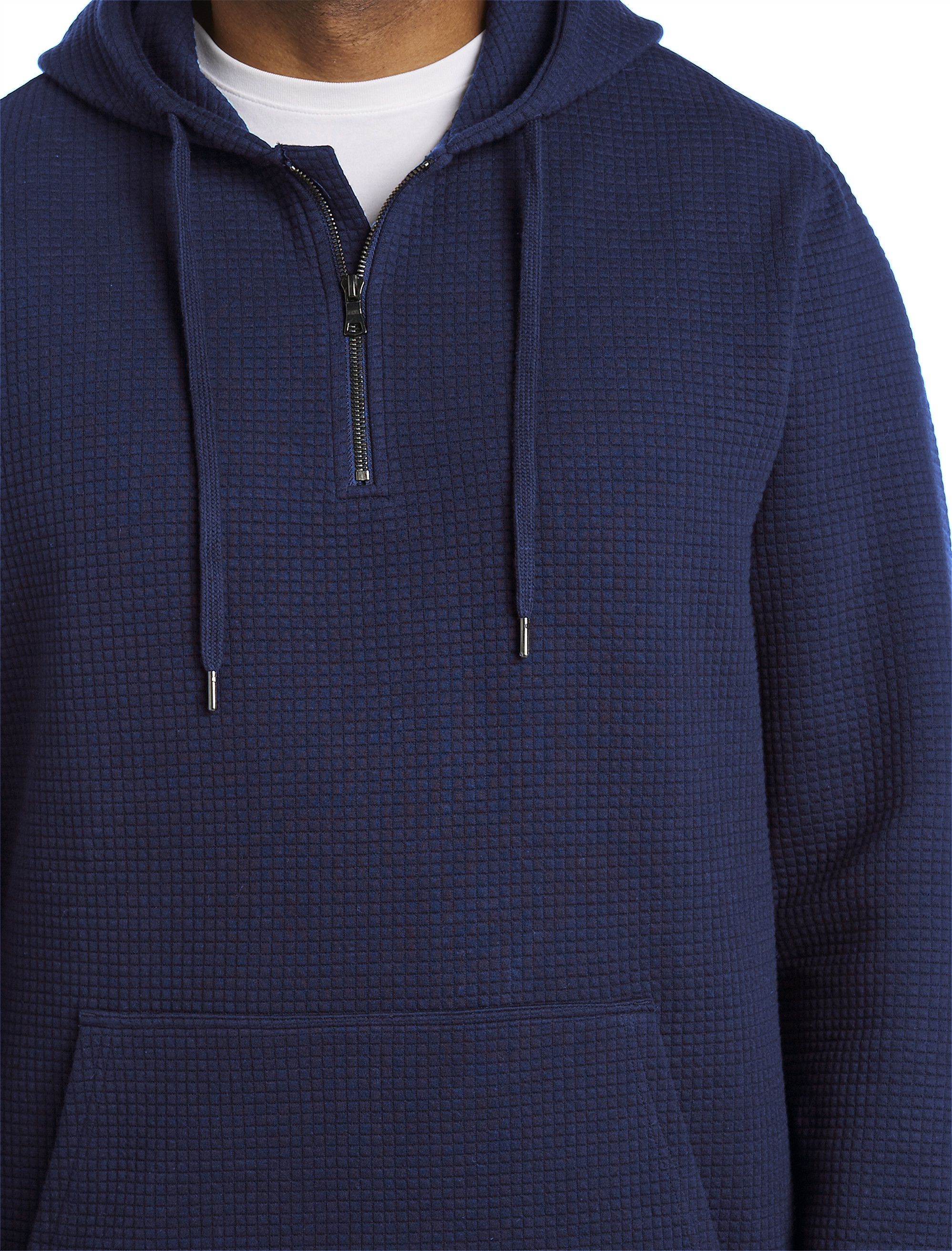 Big + Tall | Synrgy Waffle-Knit 1/2-Zip Hoodie | DXL