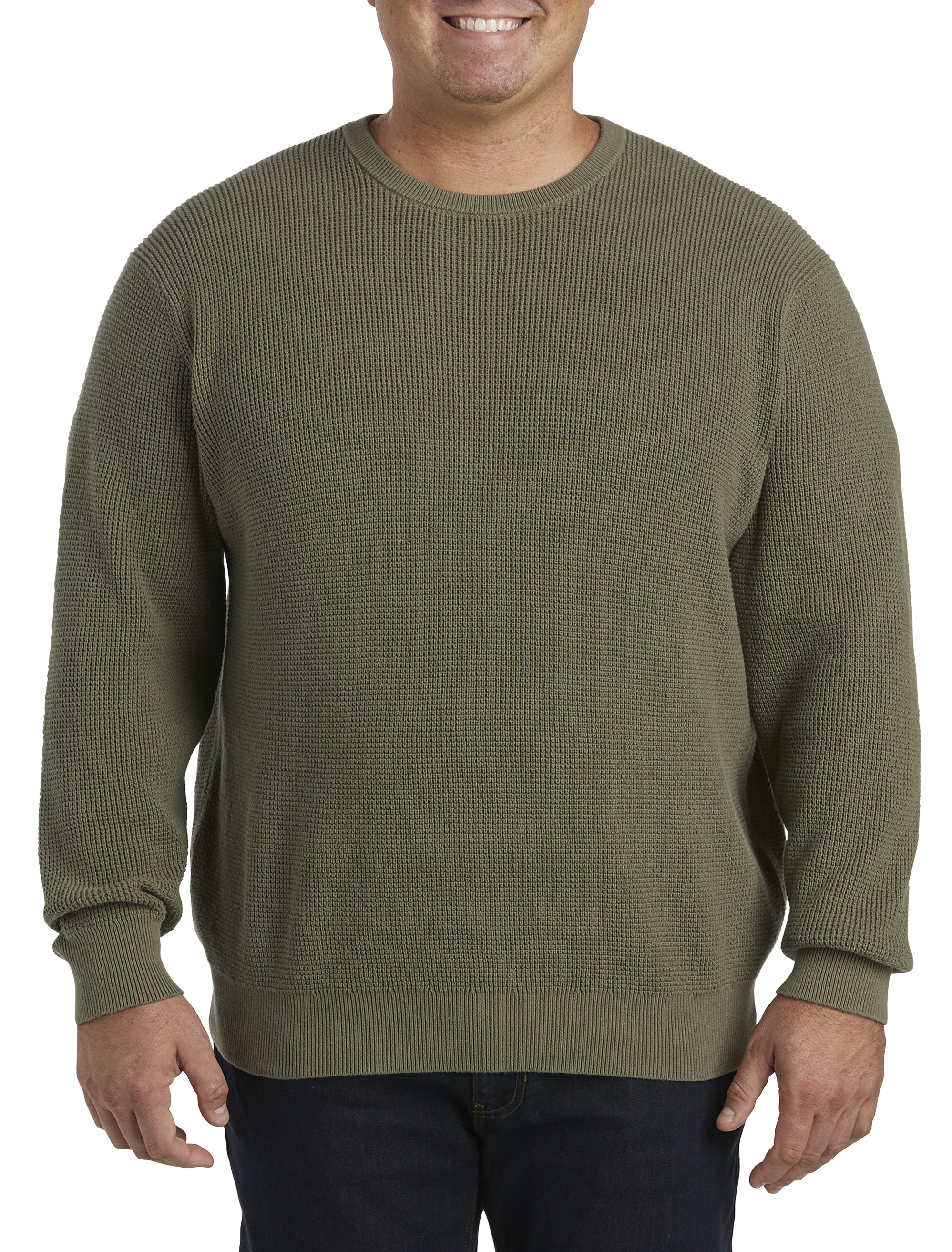 Big + Tall | Oak Hill Waffle-Knit Sweater | DXL