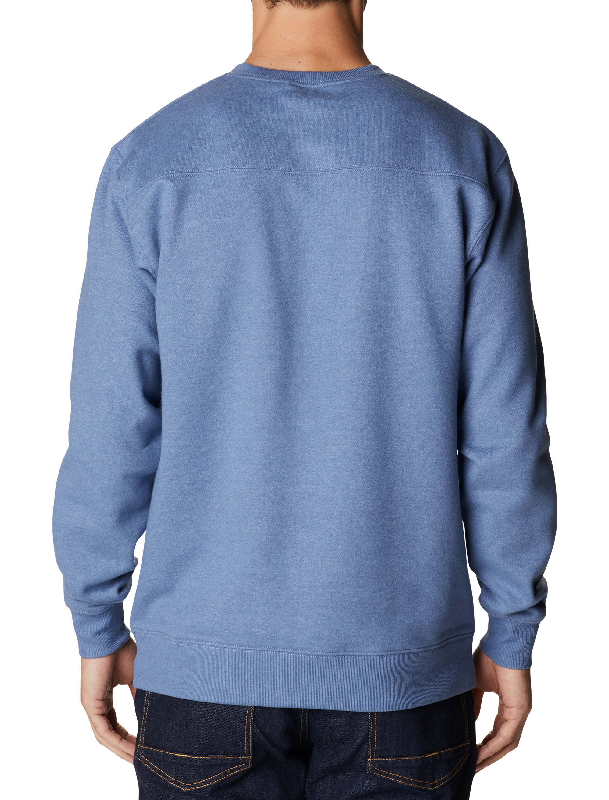 St Louis Graphic Light Blue Men's Cotton Pullover Hoodie 