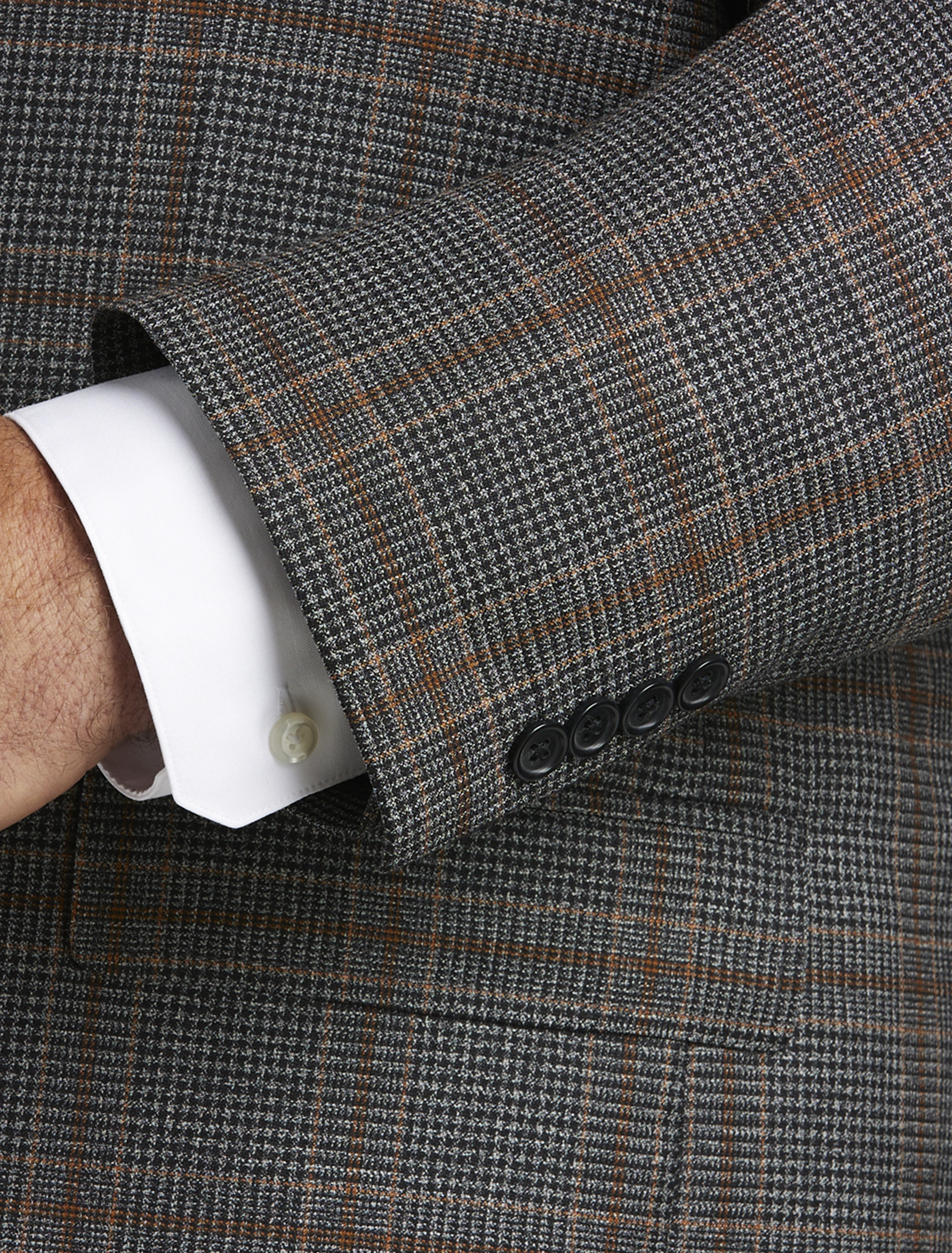 OHP GREY HOUNDSTOOTH PLD SPTCT