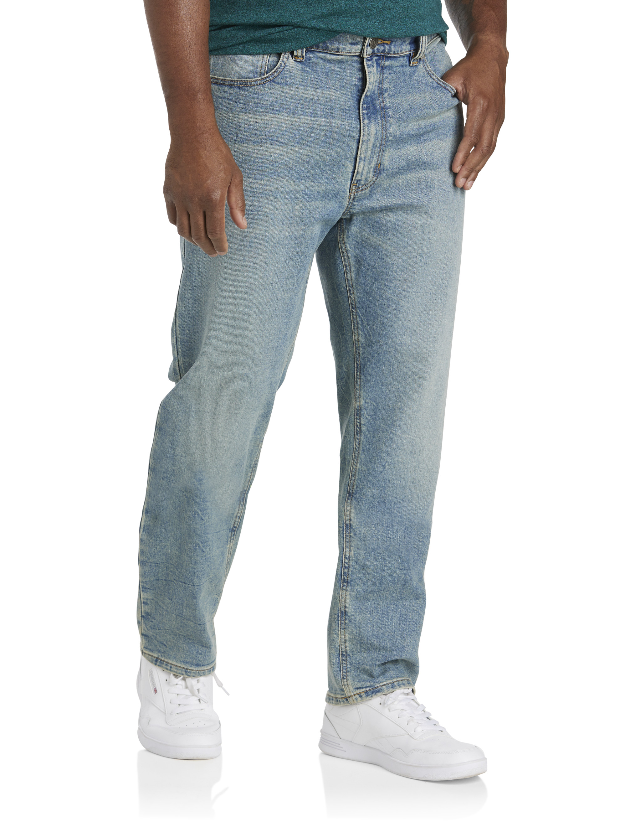 True Nation by DXL Big and Tall Athletic-Fit Jeans 