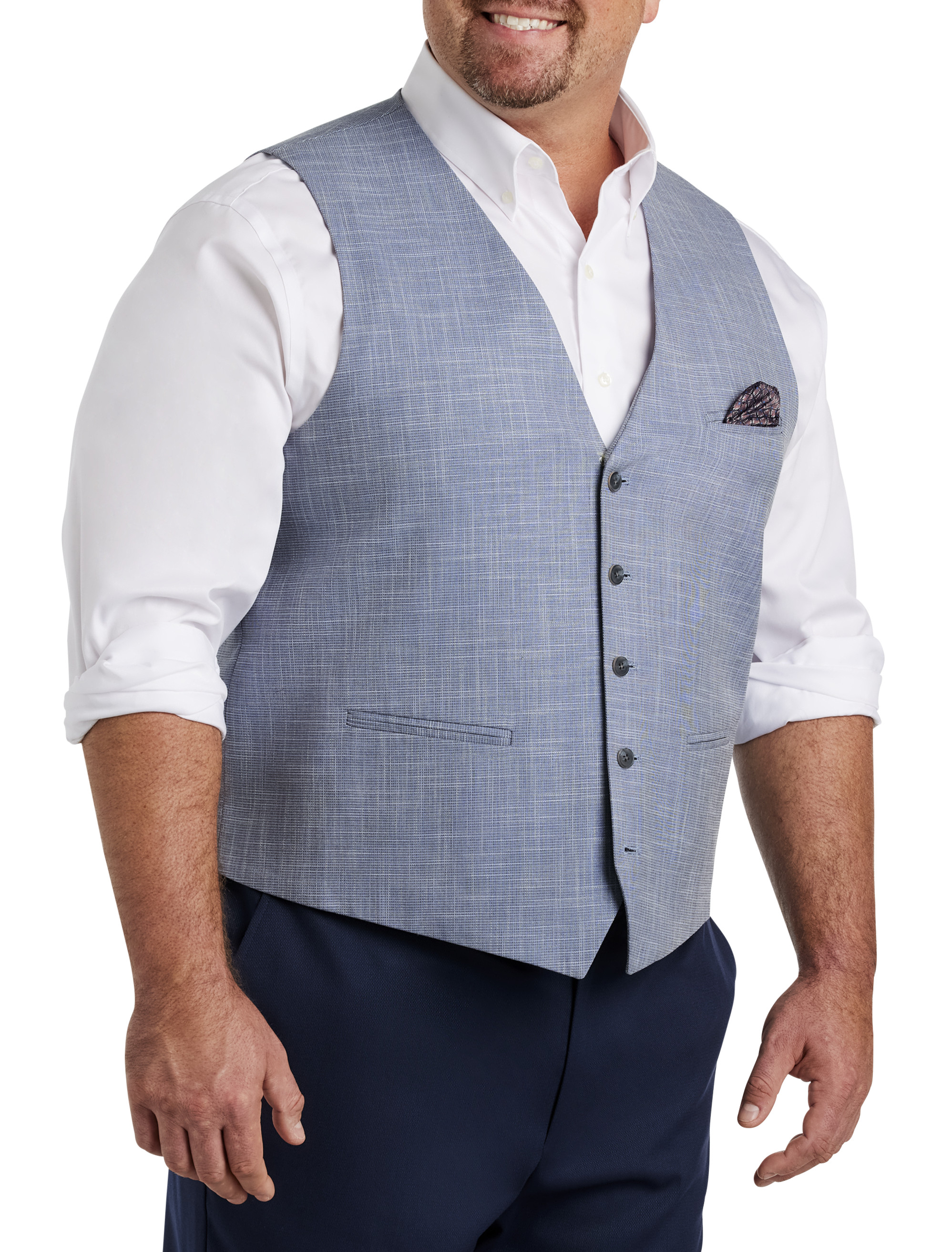 Big and sale tall casual vest