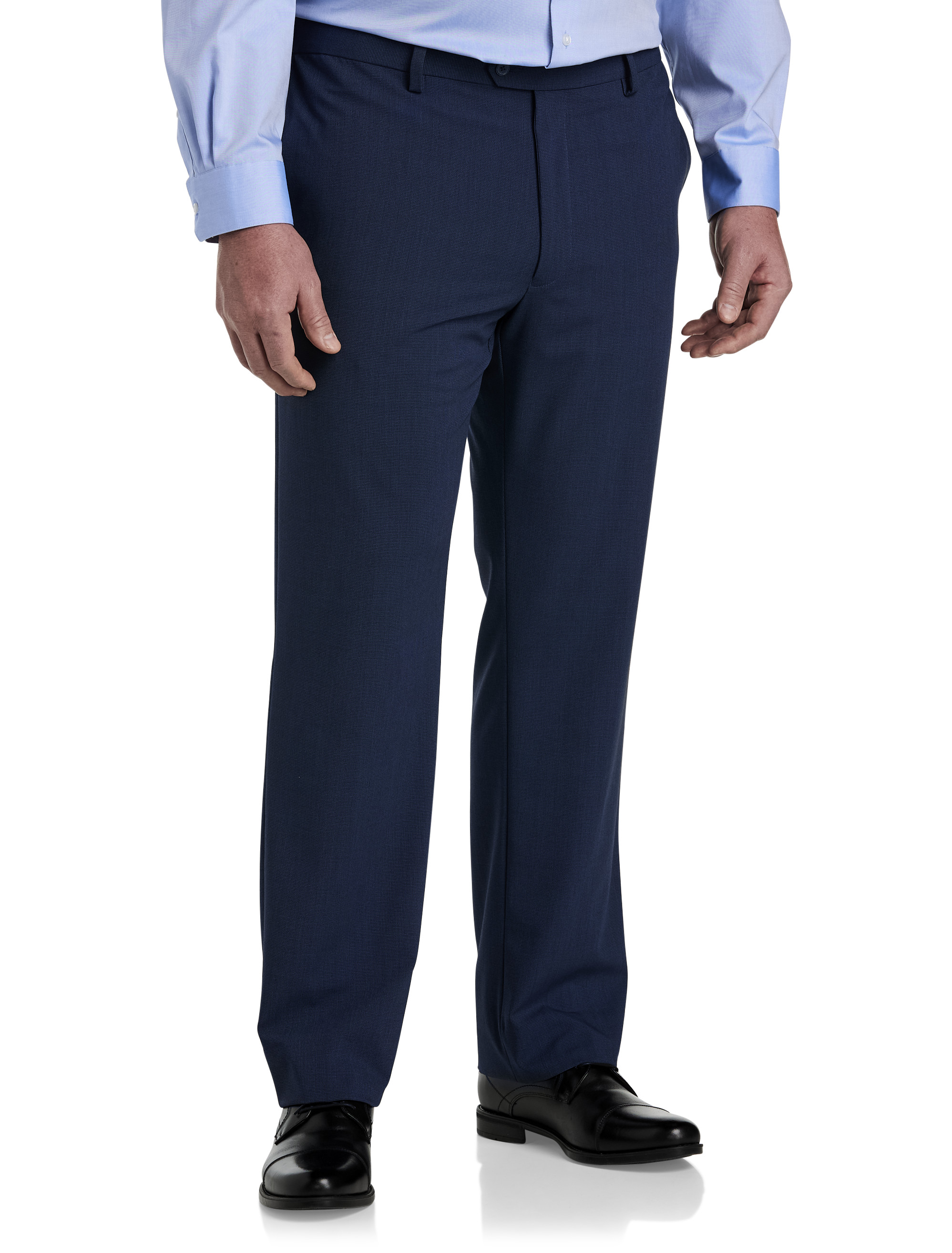 Mens big and tall white best sale dress pants