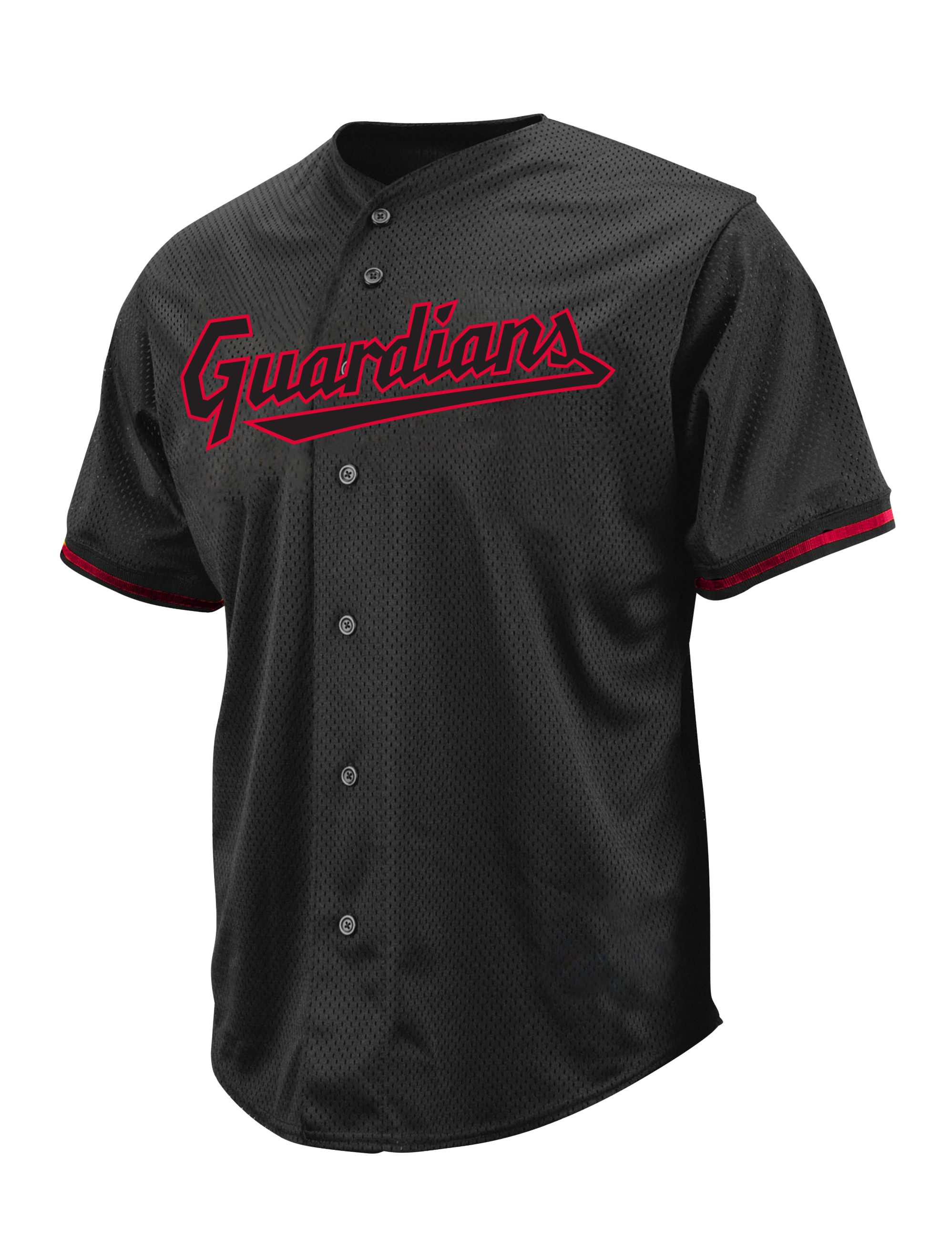 MLB Men's Big & Tall Player Jersey - Black - Short Sleeve T-shirts