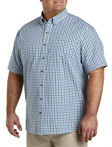 Big + Tall | Harbor Bay Easy-Care Patterned Sport Shirt | DXL