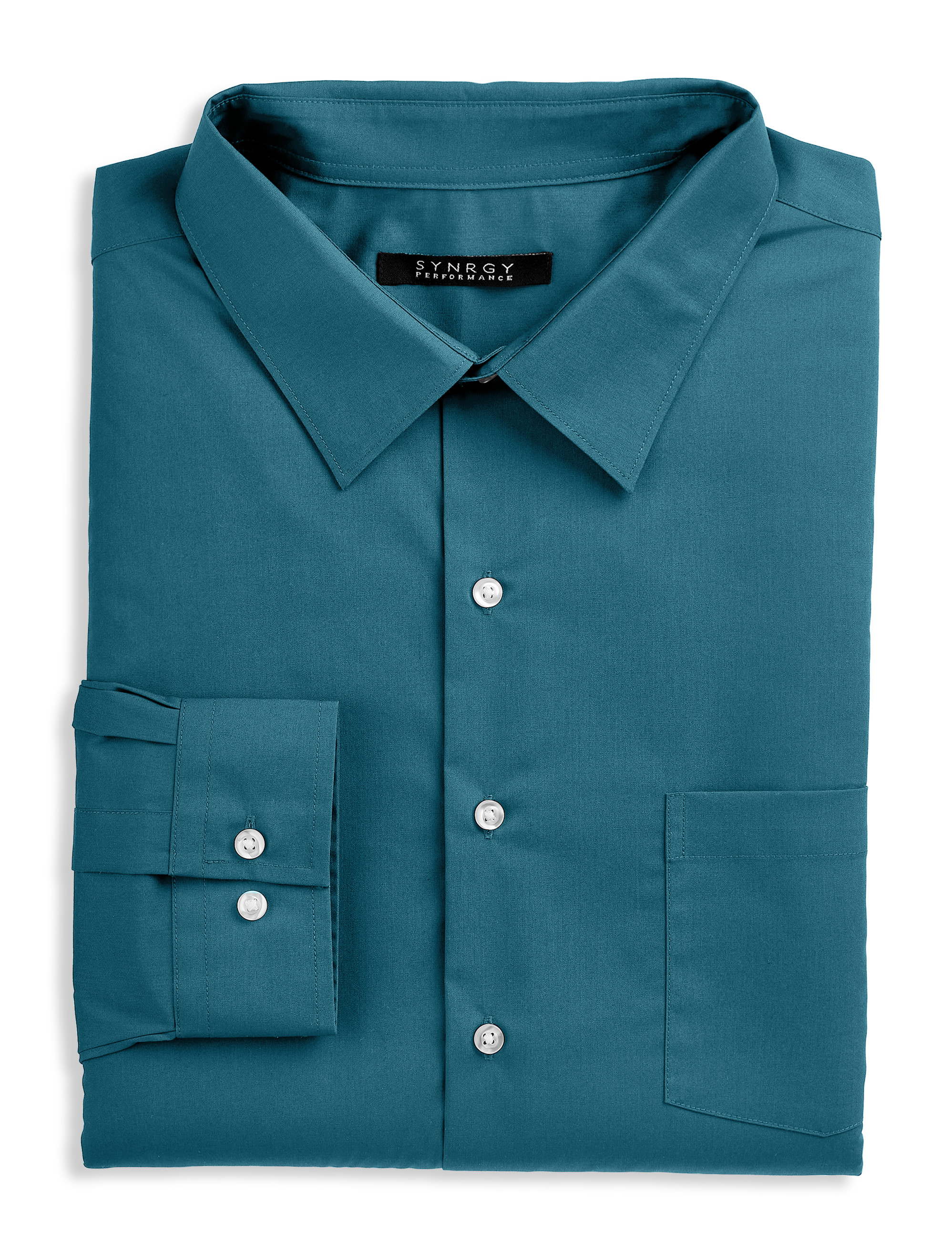 Big and tall green dress shirt best sale