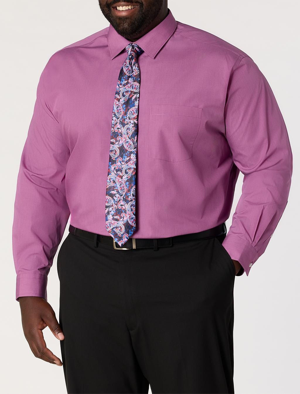 performance dress shirt Apex Oxford Button Down Collar White S / White but has none of the pitfalls of pure cotton Old Navy Men's Slim Fit