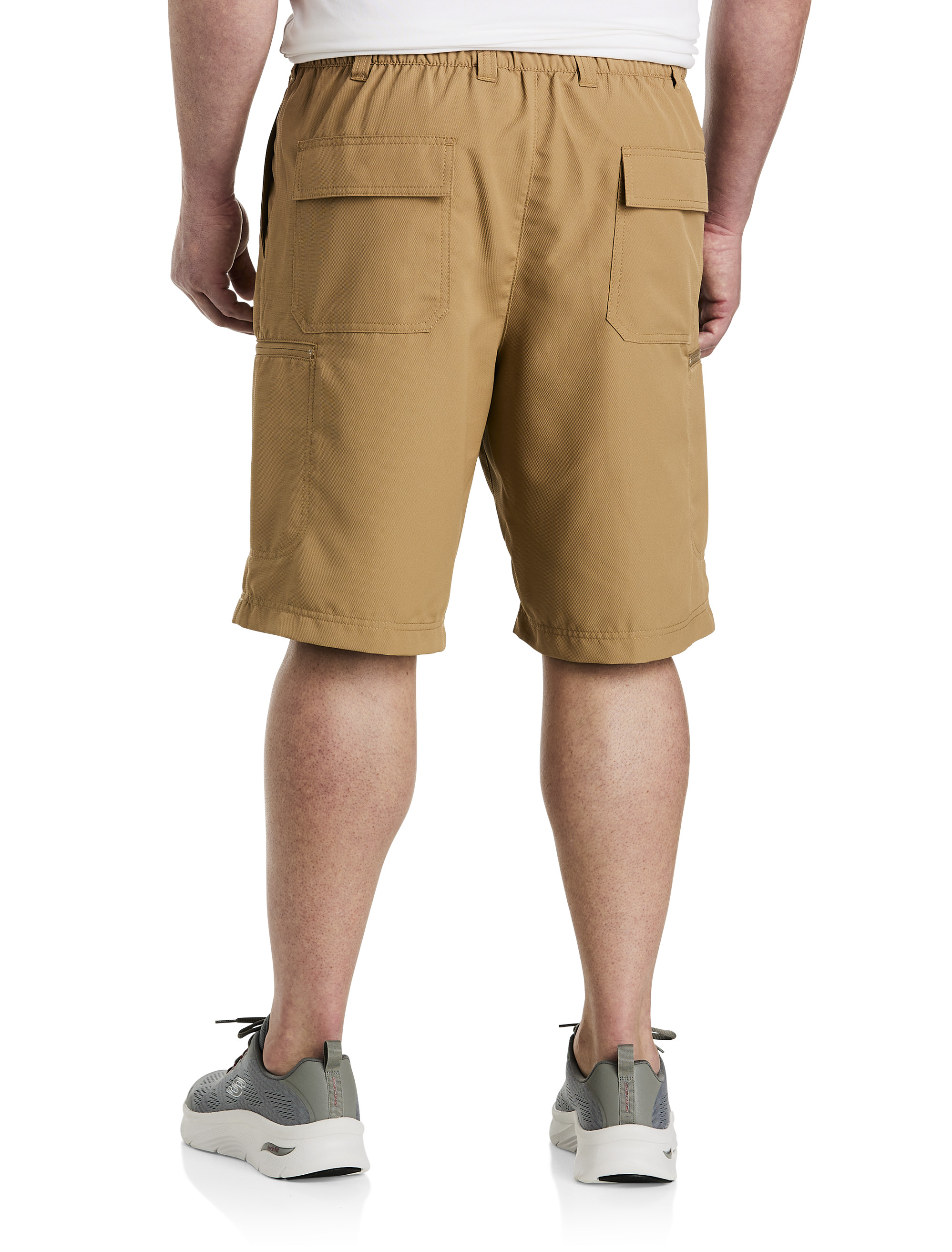 DXL True Nation Men's Cargo Shorts Ripstop Stretch Cotton, Big & Tall,  6-Pockets