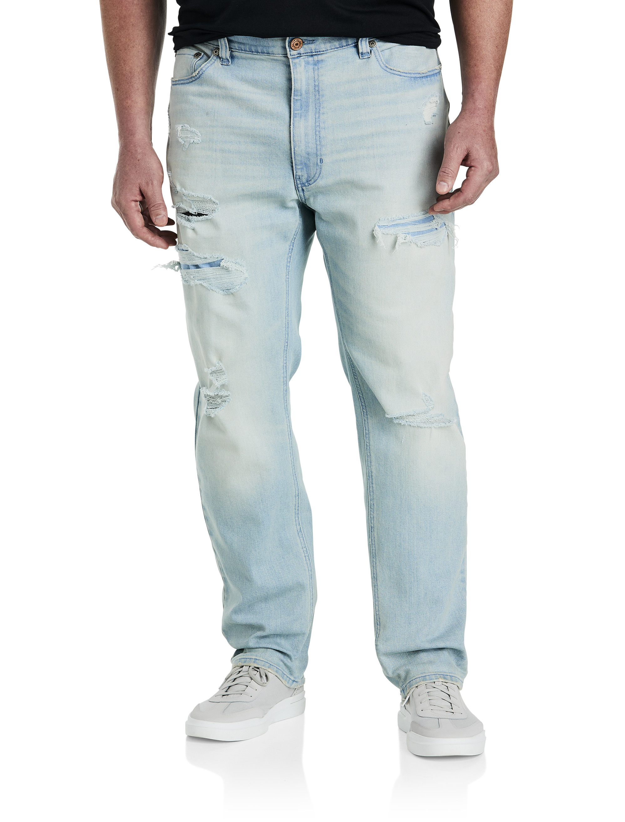 True Nation by DXL Big and Tall Athletic-Fit Jeans 