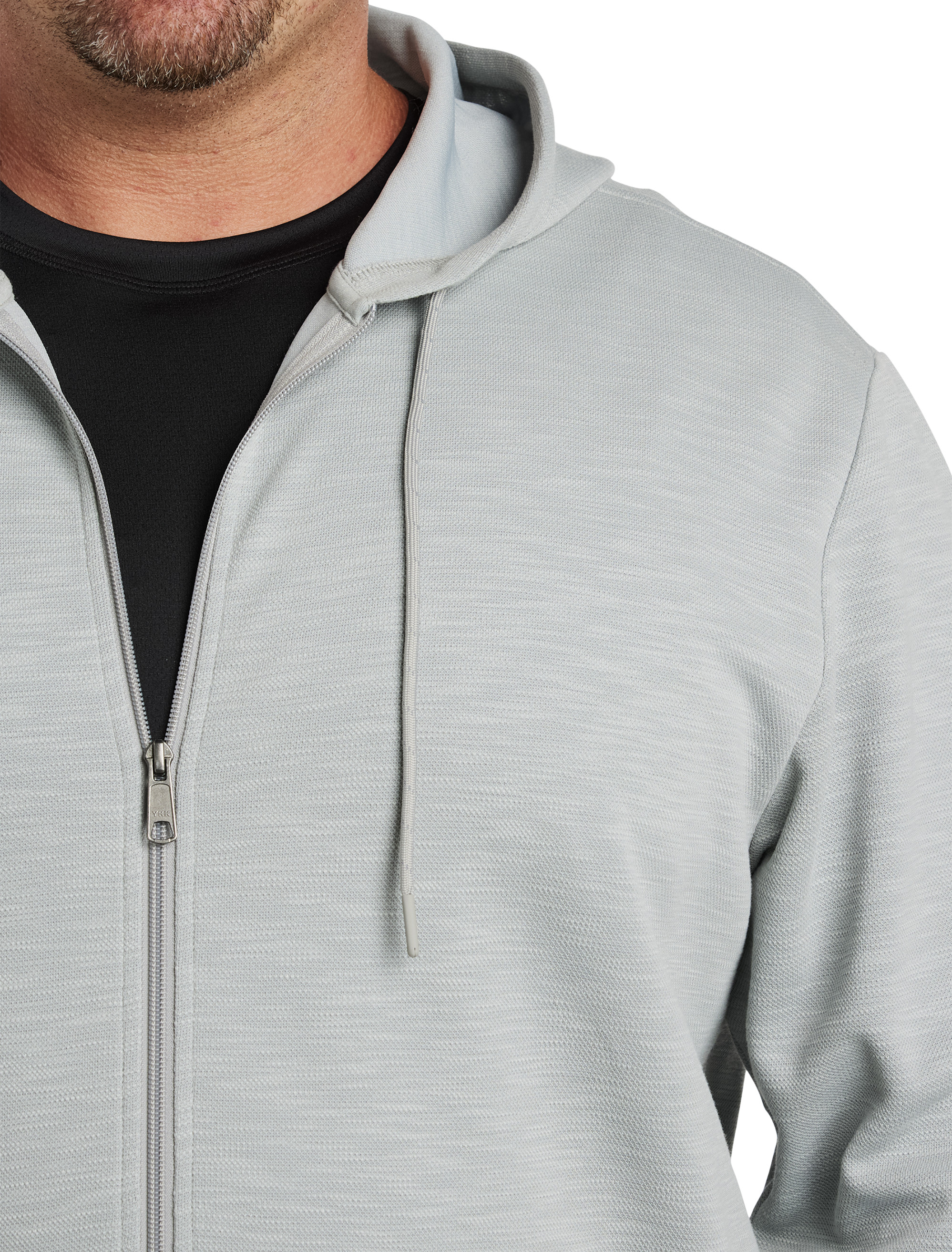 Big + Tall | Society of One Birdseye Full-Zip Hoodie | DXL