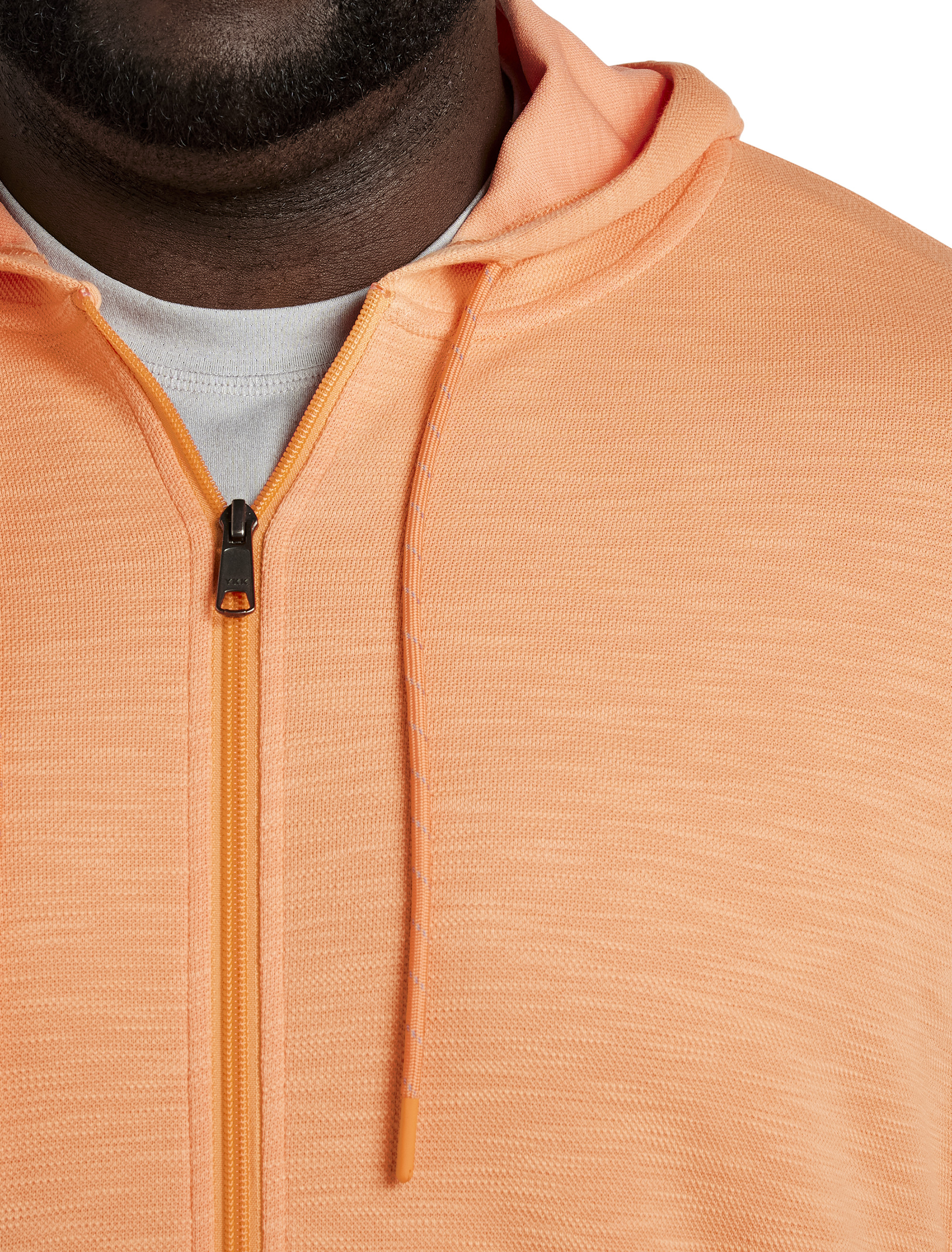 *p(R)ojectR® Bi-color Rib Zip Hoodie Unisex Special Blend Zip Hooded Sweatshirt | Independent