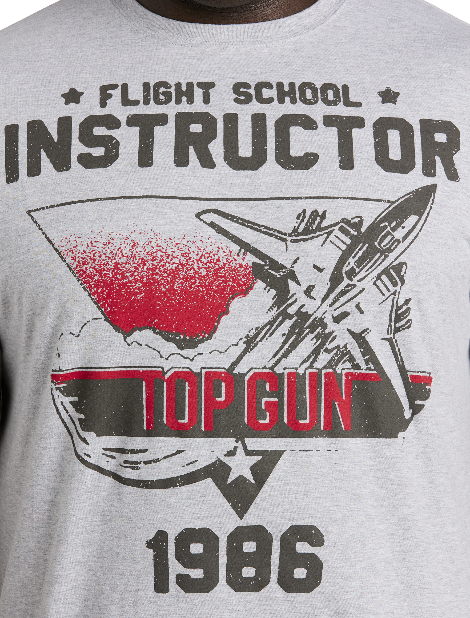 Top Gun Flight School Vintage Graphic Tee