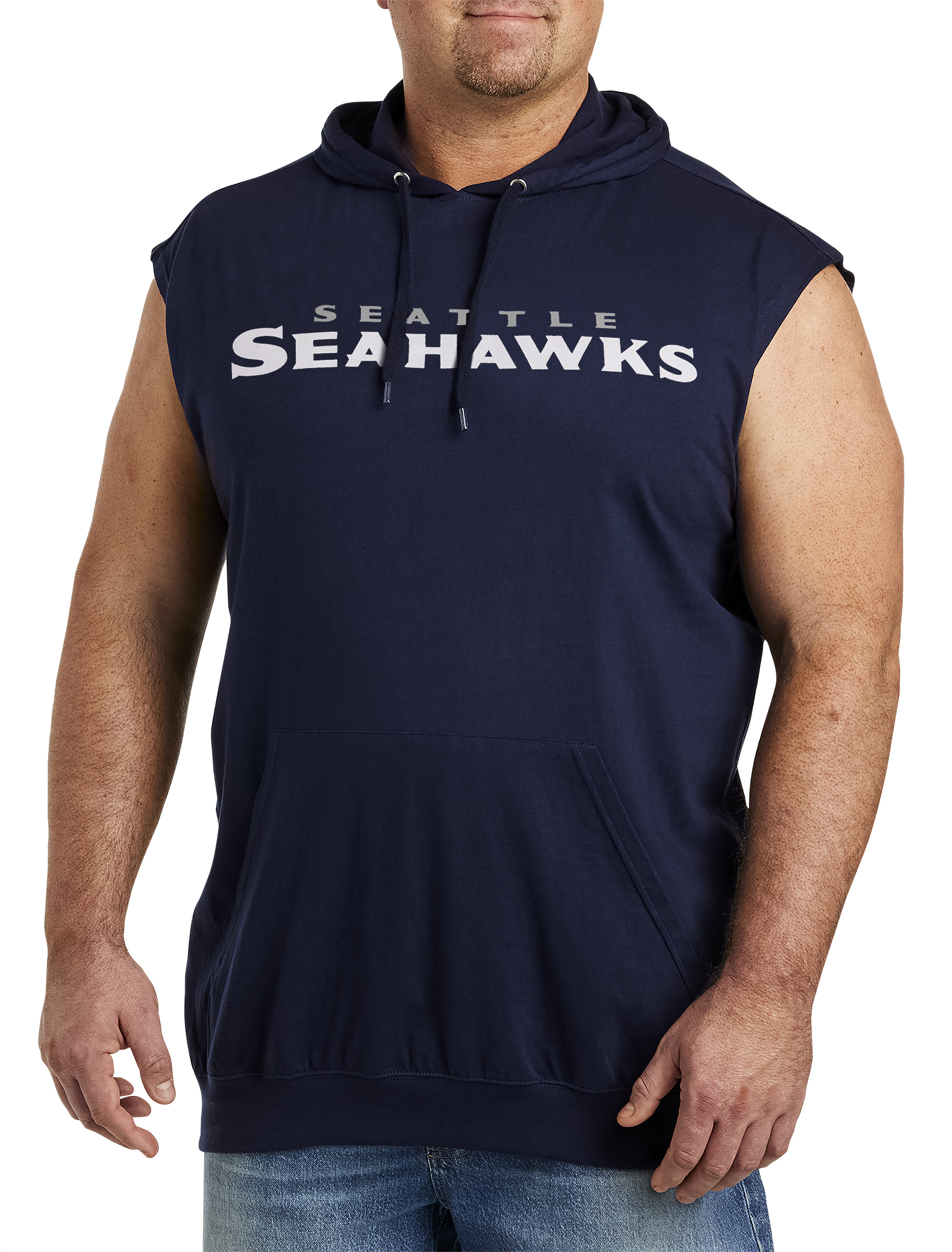 Nfl sleeveless hoodie on sale