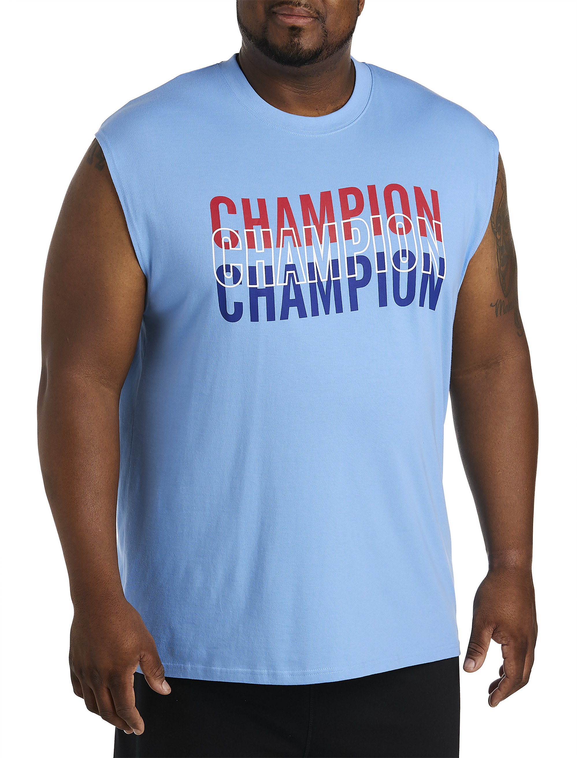 Champion sleeveless t outlet shirt