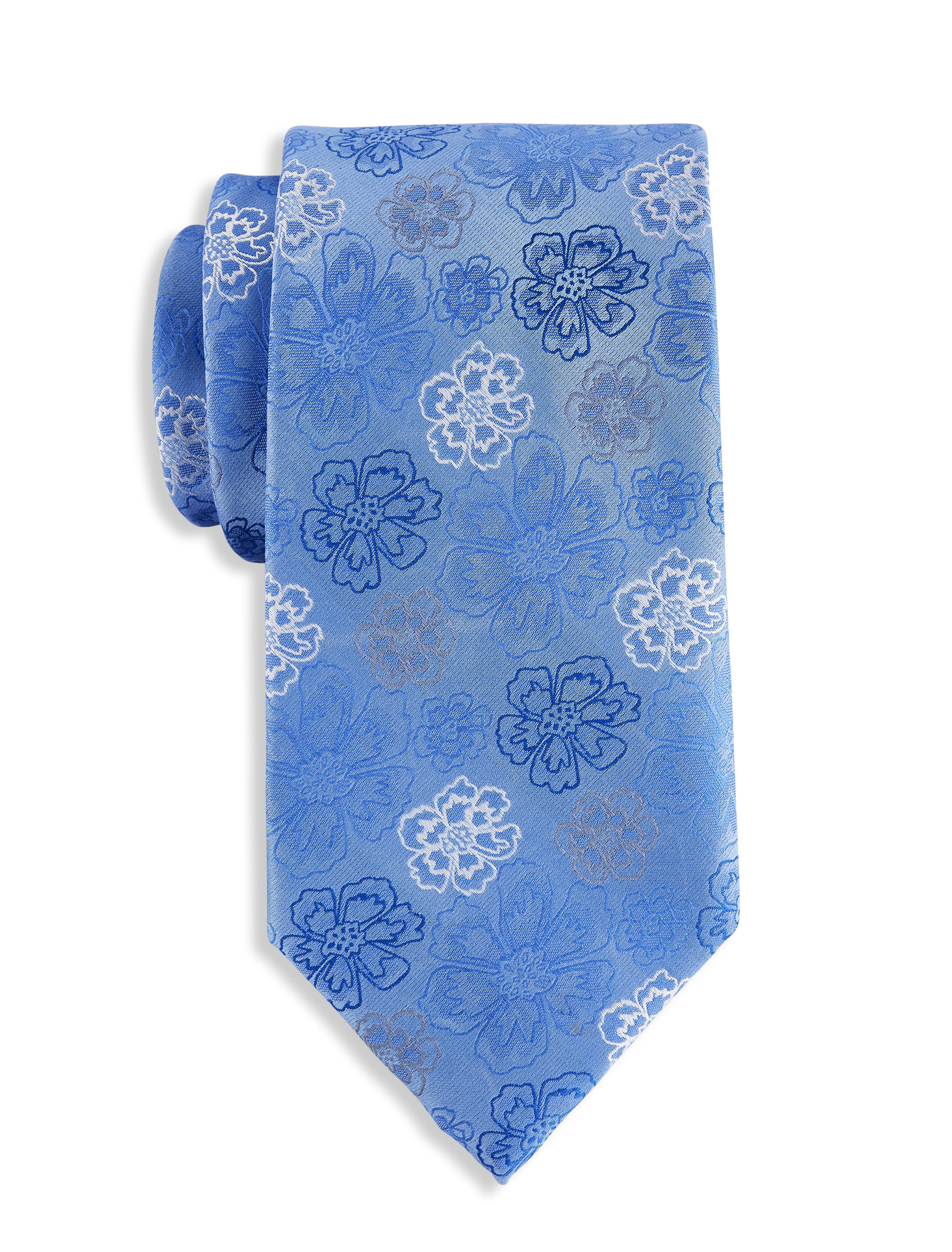 Sketched Floral Tie