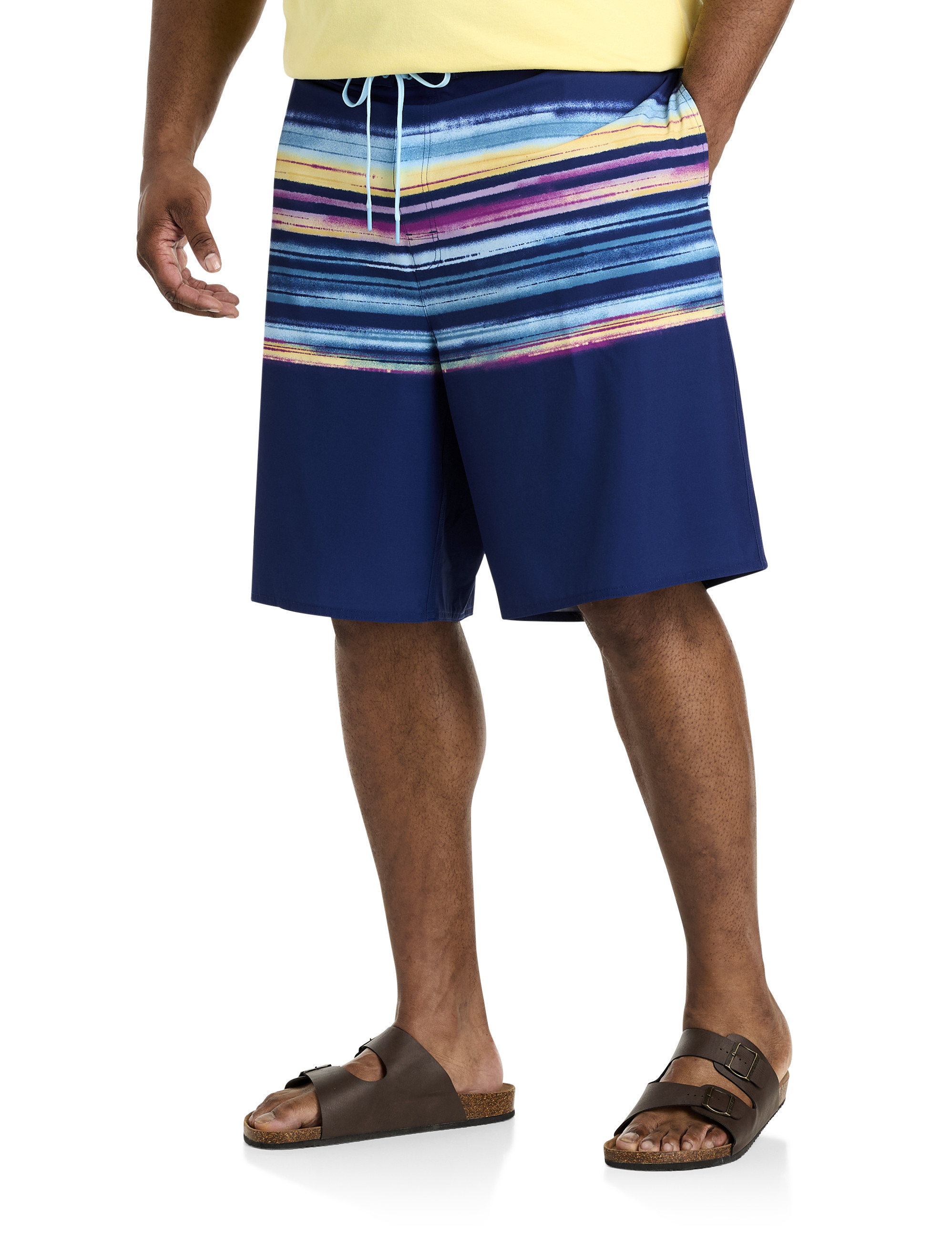 Men's Sonoma Goods For Life E-Board Swim Trunks, Size: XL, Purple