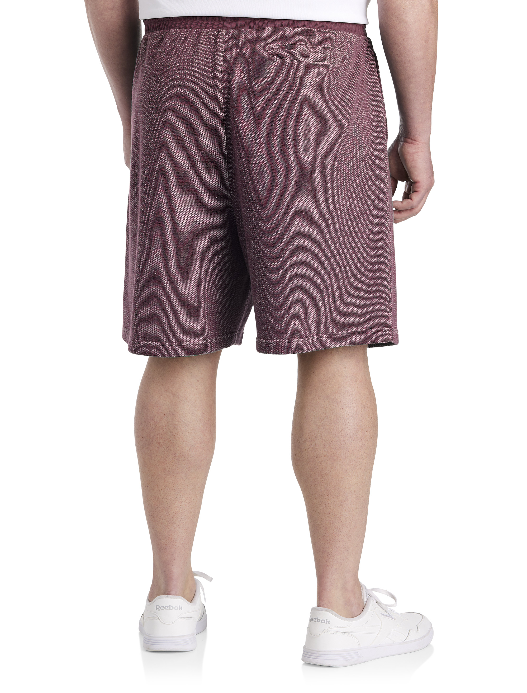 RBK FW23 TXT SHORT CLSC MAROON