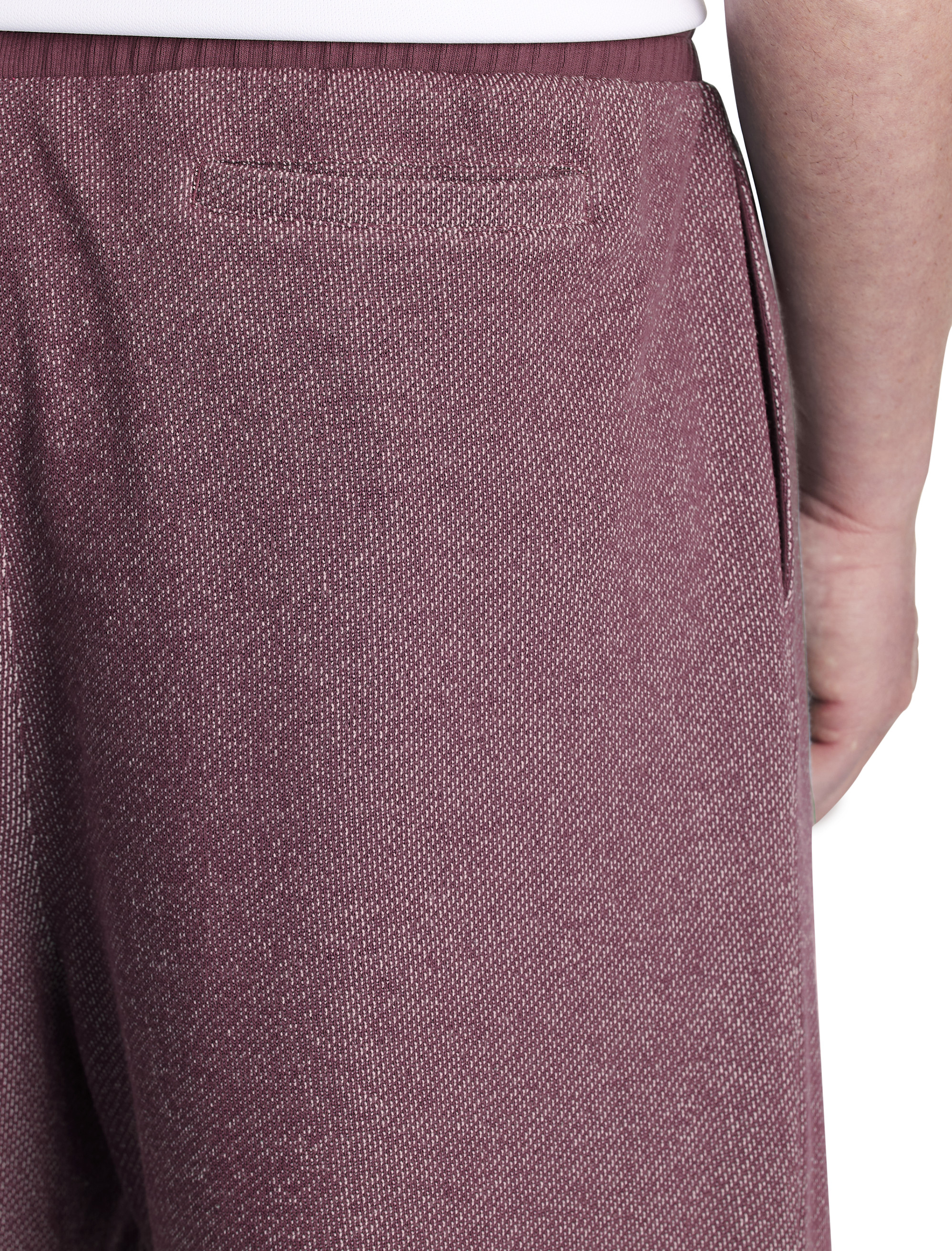 RBK FW23 TXT SHORT CLSC MAROON