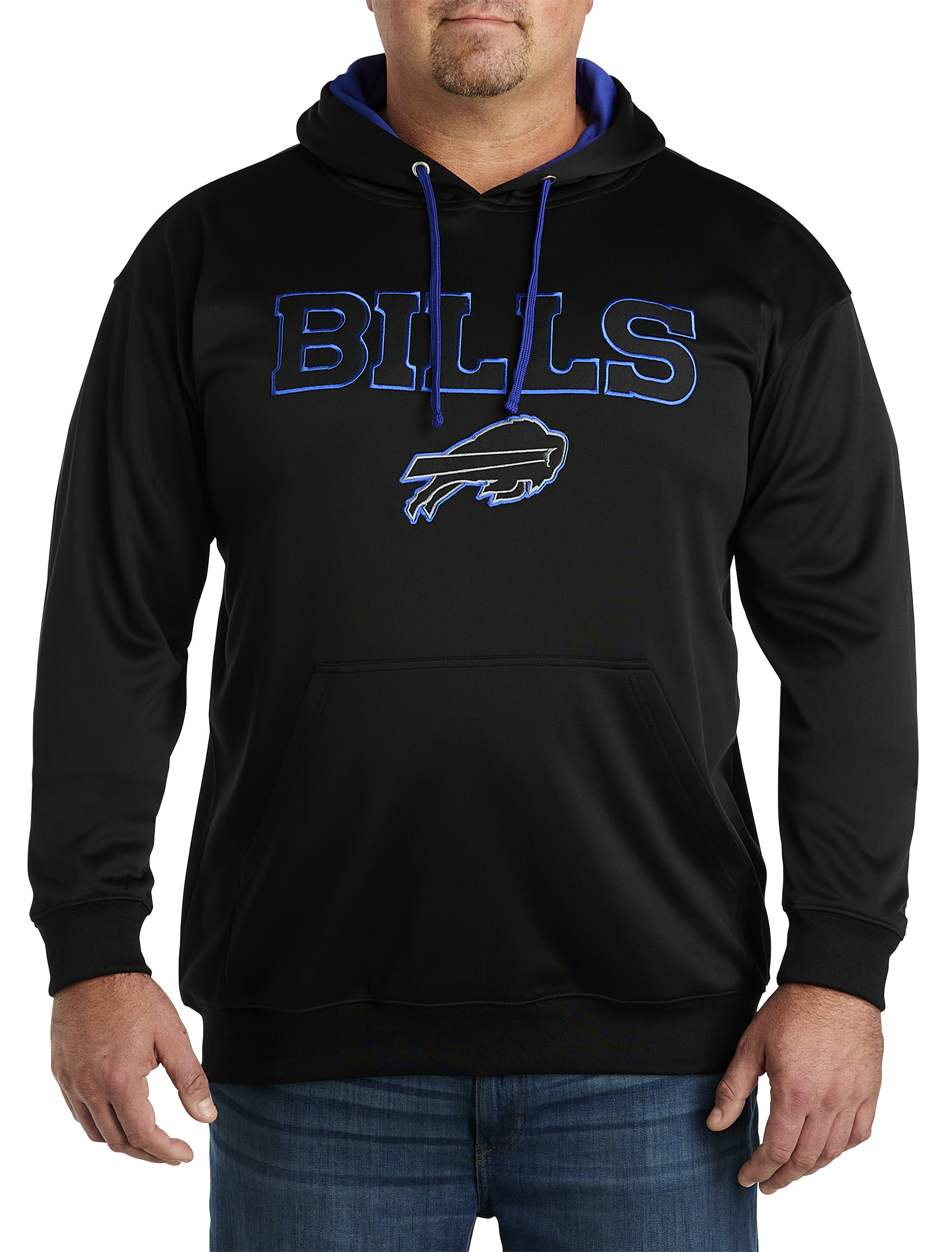 Nfl Big & Tall Team Pullover Hoodie in Blue for Men