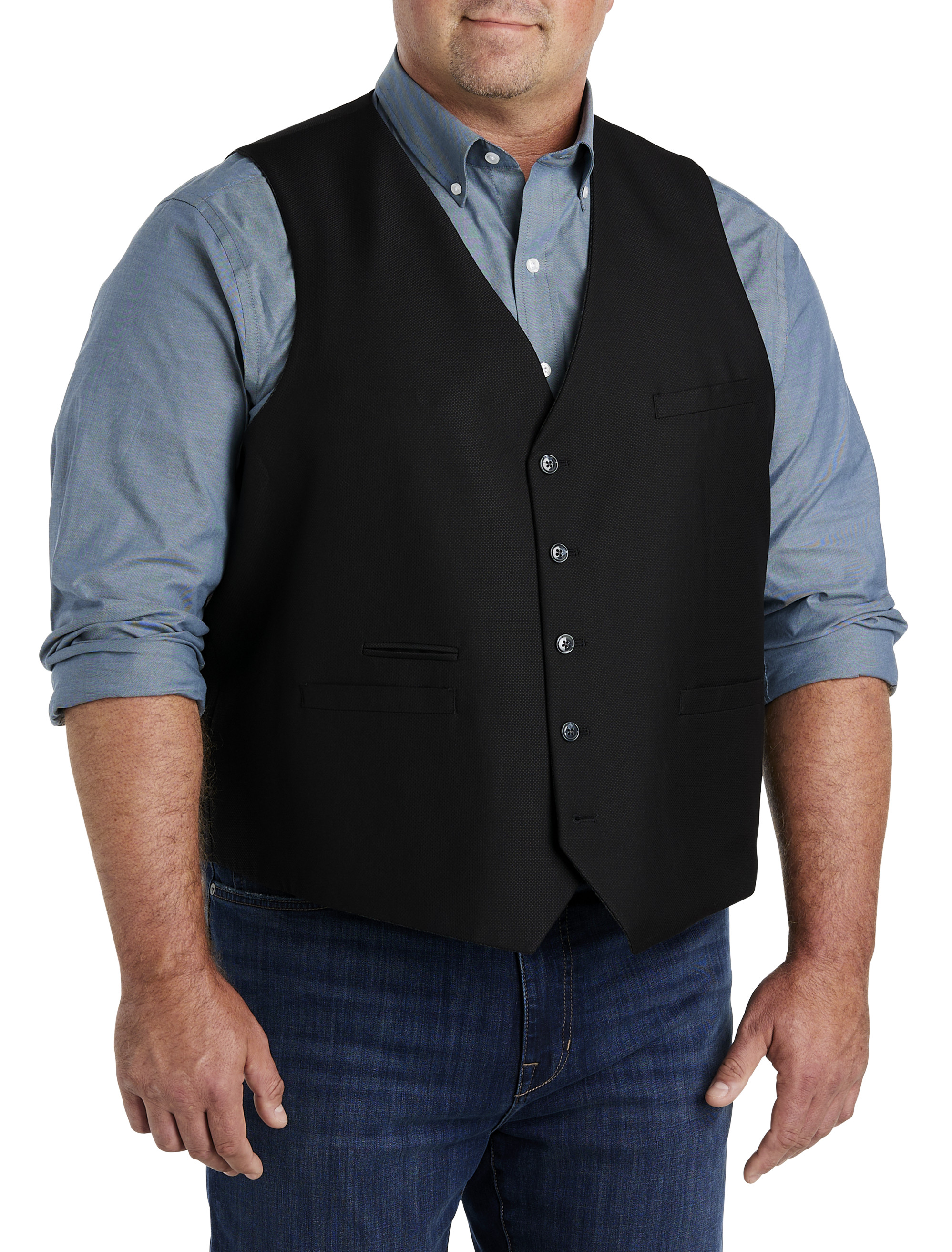 Mens big and tall western outlet vests