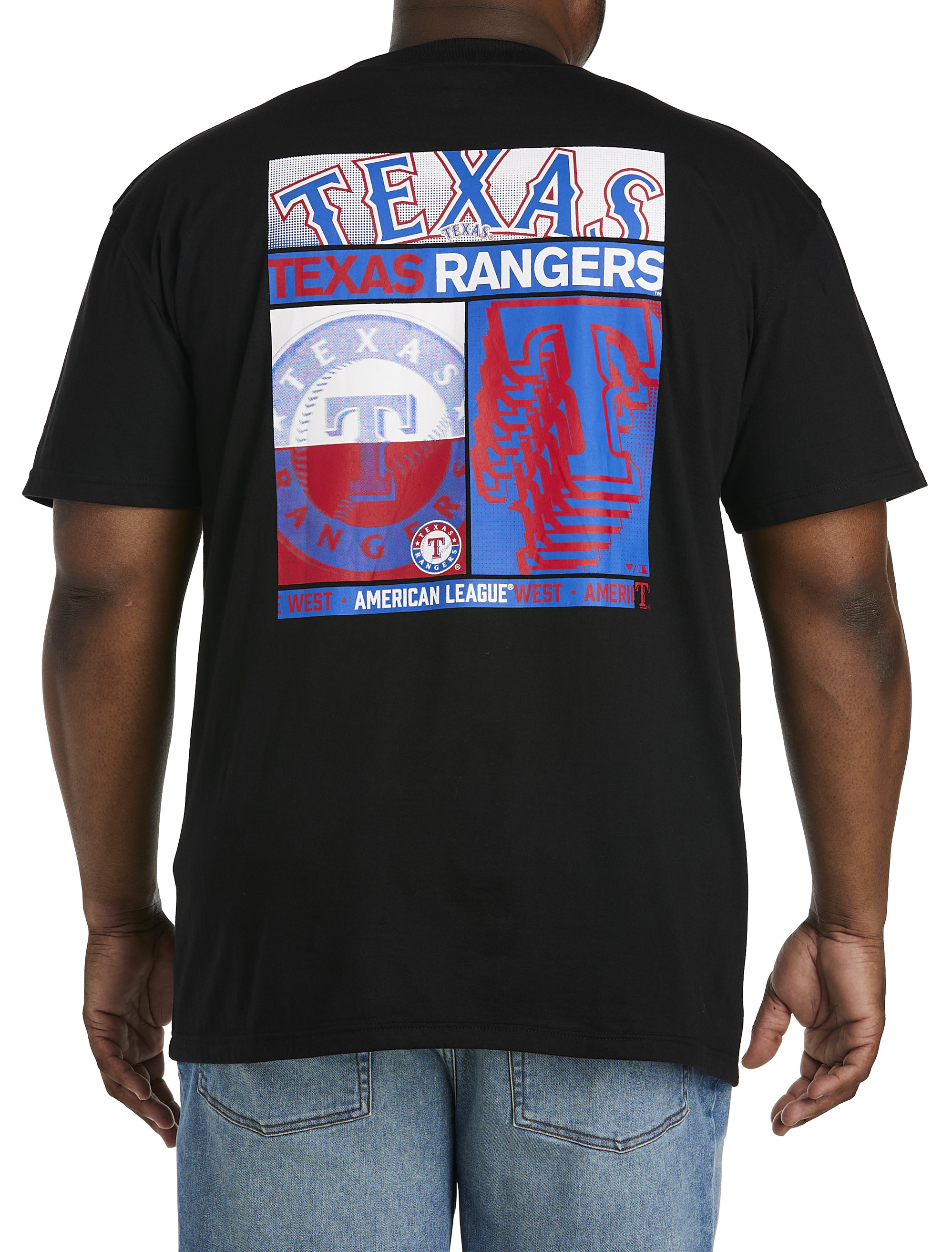 New Texas Rangers Mens Sizes 2XL-3XL-4XL-Tall Green Majestic Shirt $35