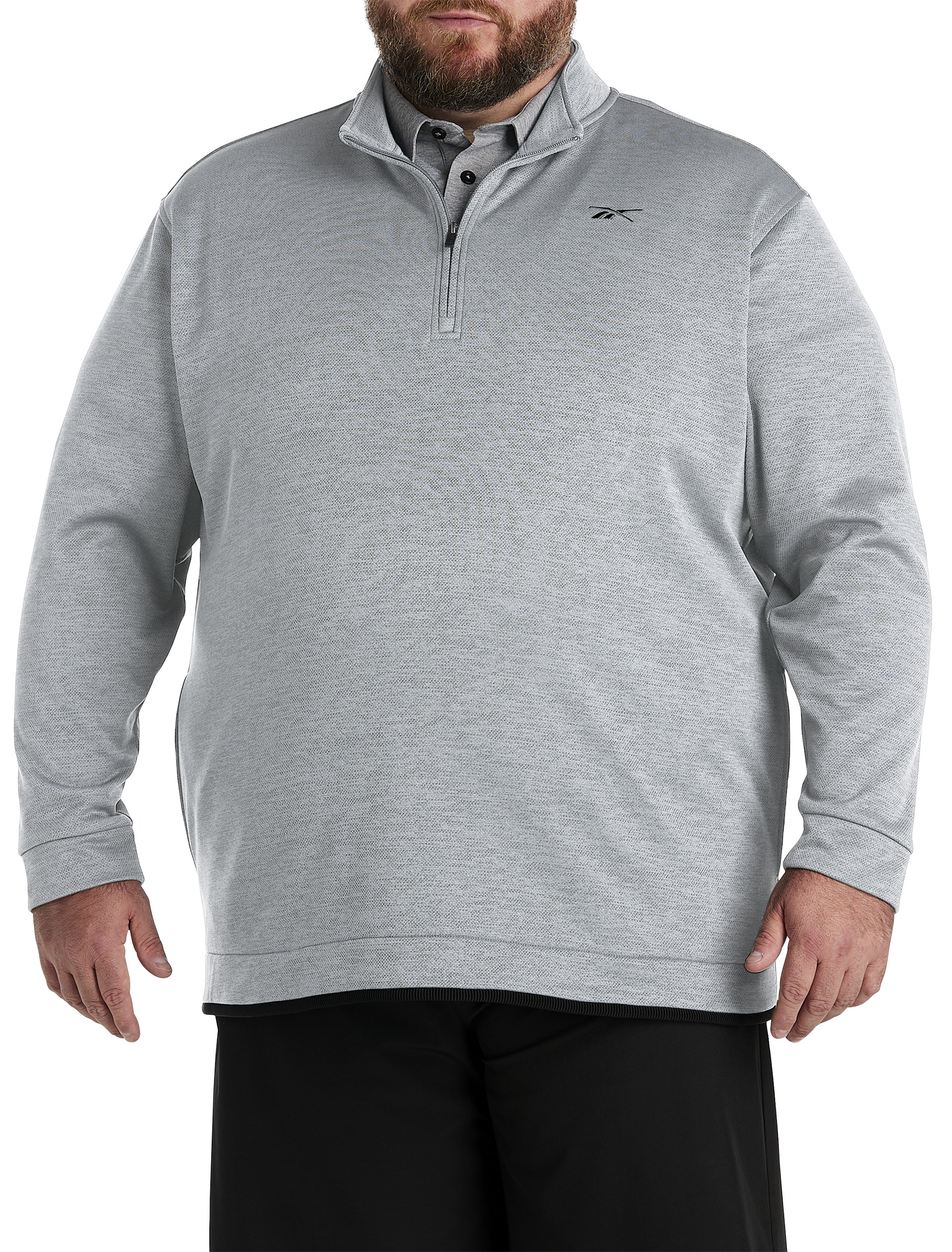 Reebok quarter zip discount fleece