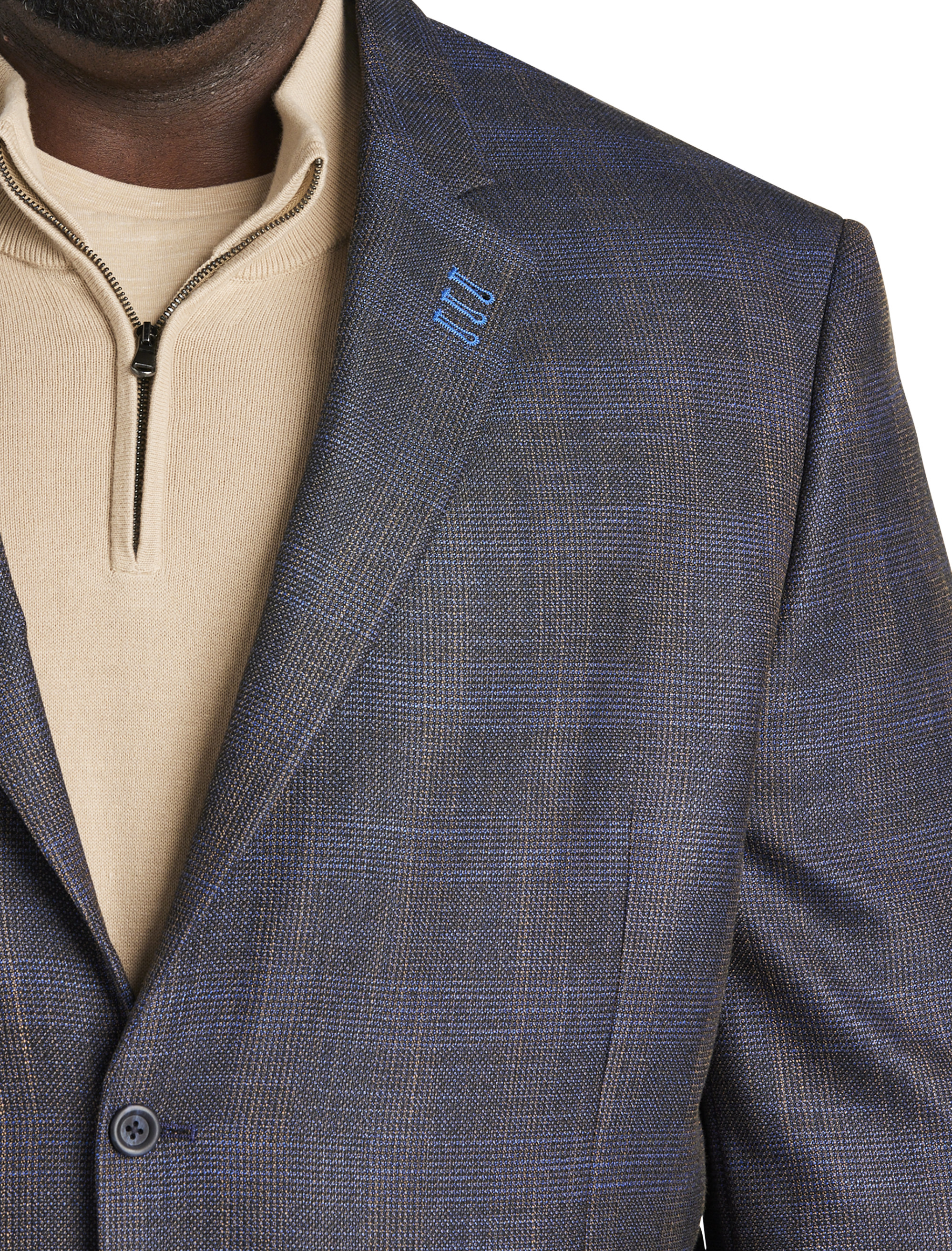 Big Tall Synrgy Textured Sport Coat DXL