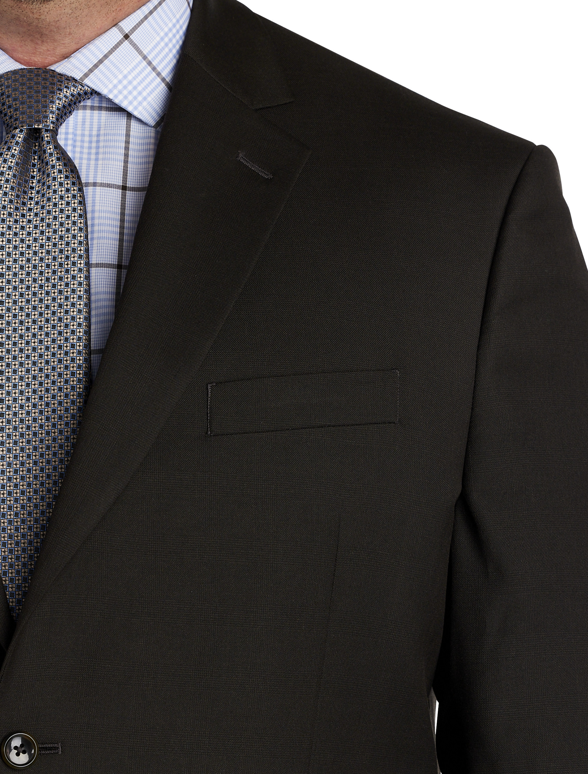 Big + Tall | Oak Hill Tonal Plaid Jacket-Relaxer Suit Jacket | DXL