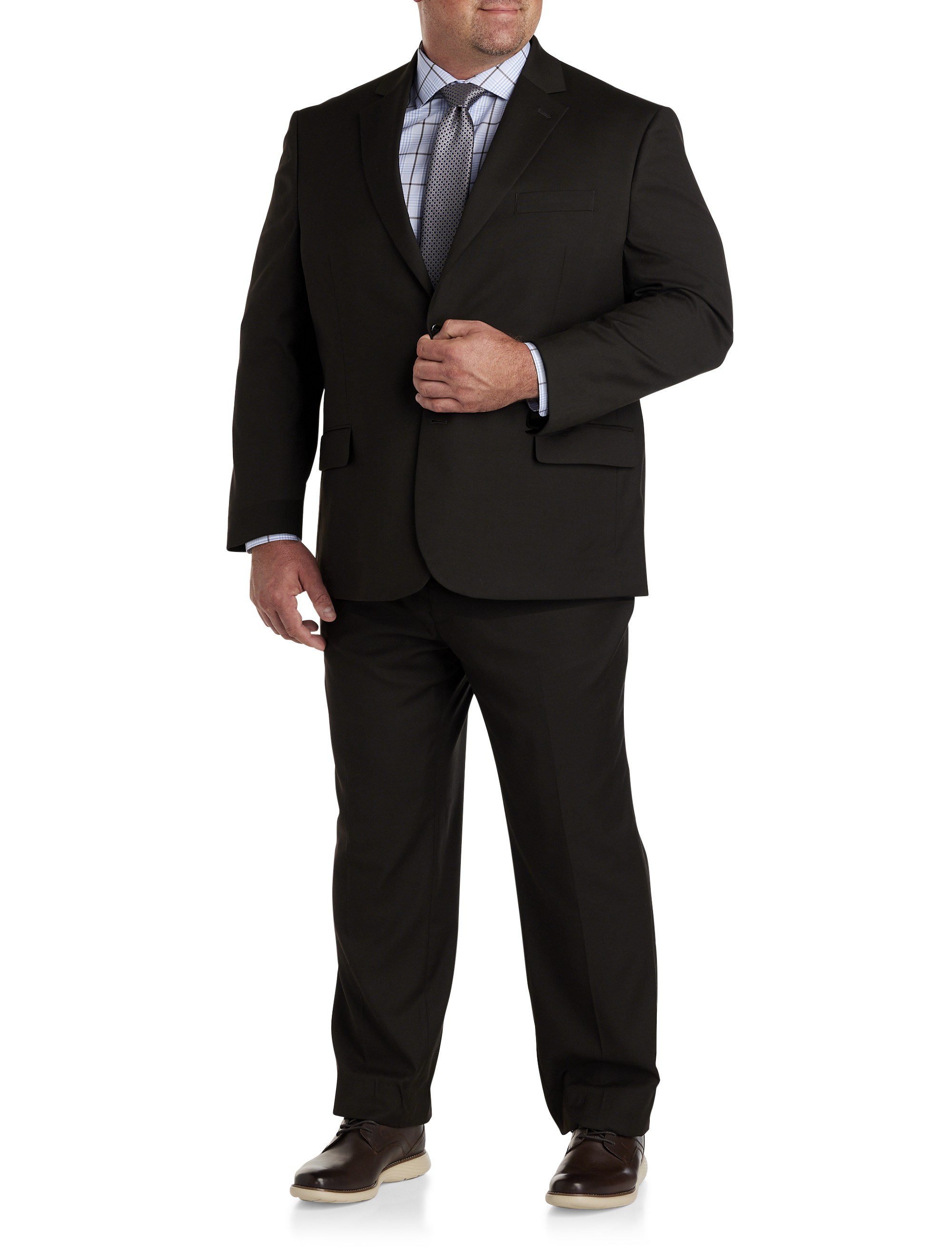 Tonal Plaid Jacket-Relaxer Suit Jacket - thumbnail 5