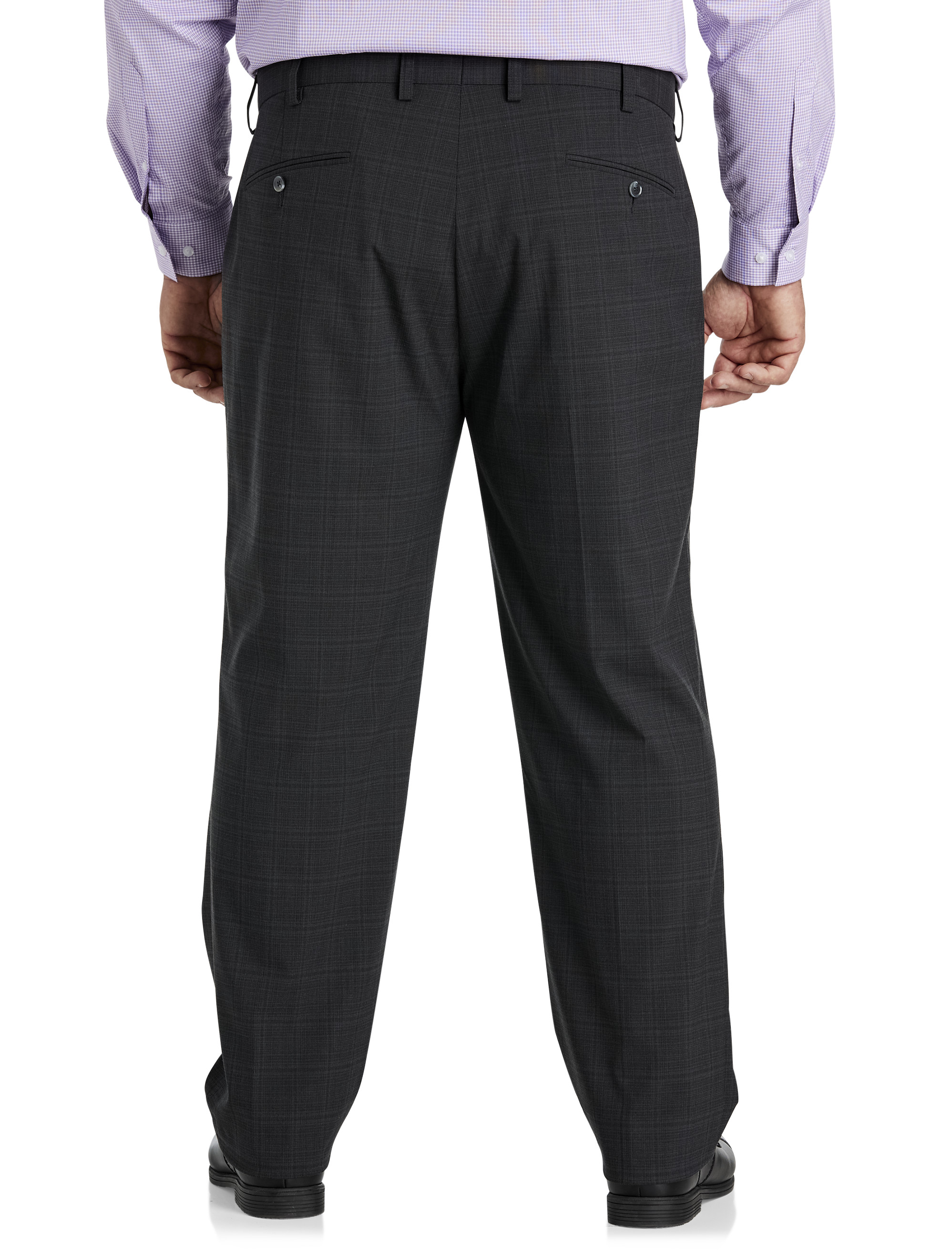 Big + Tall | Oak Hill Waist-Relaxer Patterned Suit Pants | DXL