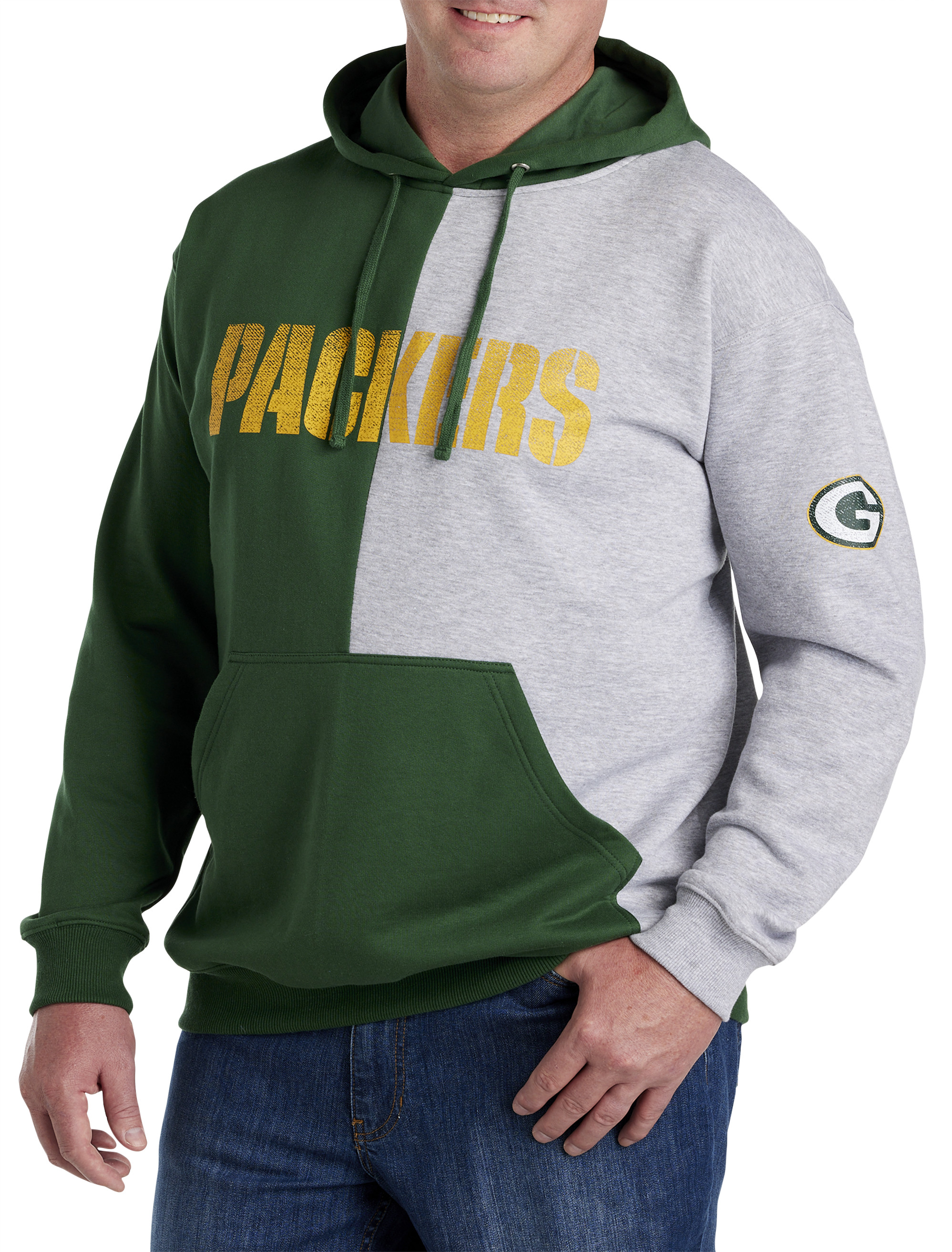 NFL Pullover Colorblock Hooded Sweatshirt 