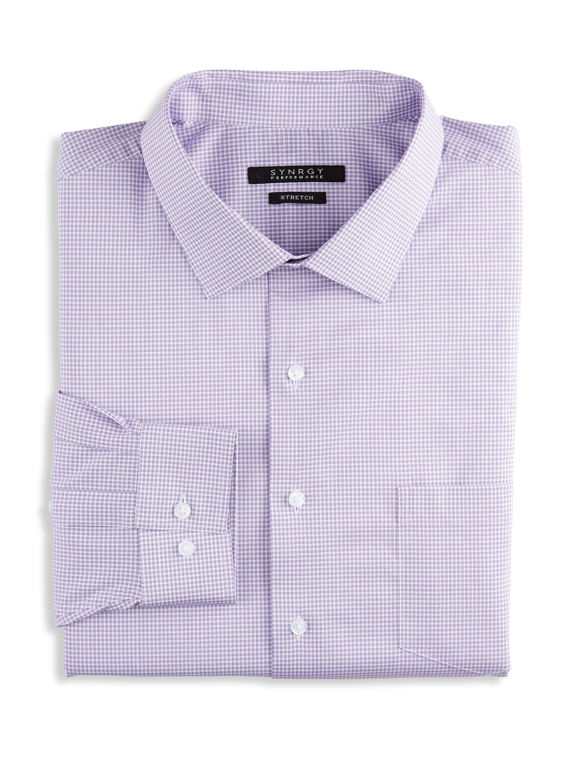 Mini Grid Patterned Dress Shirt