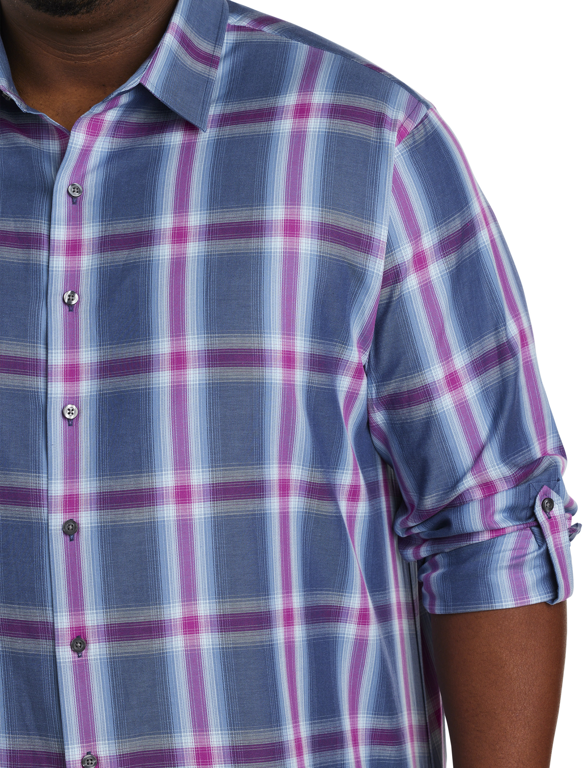 Large Plaid Sport Shirt