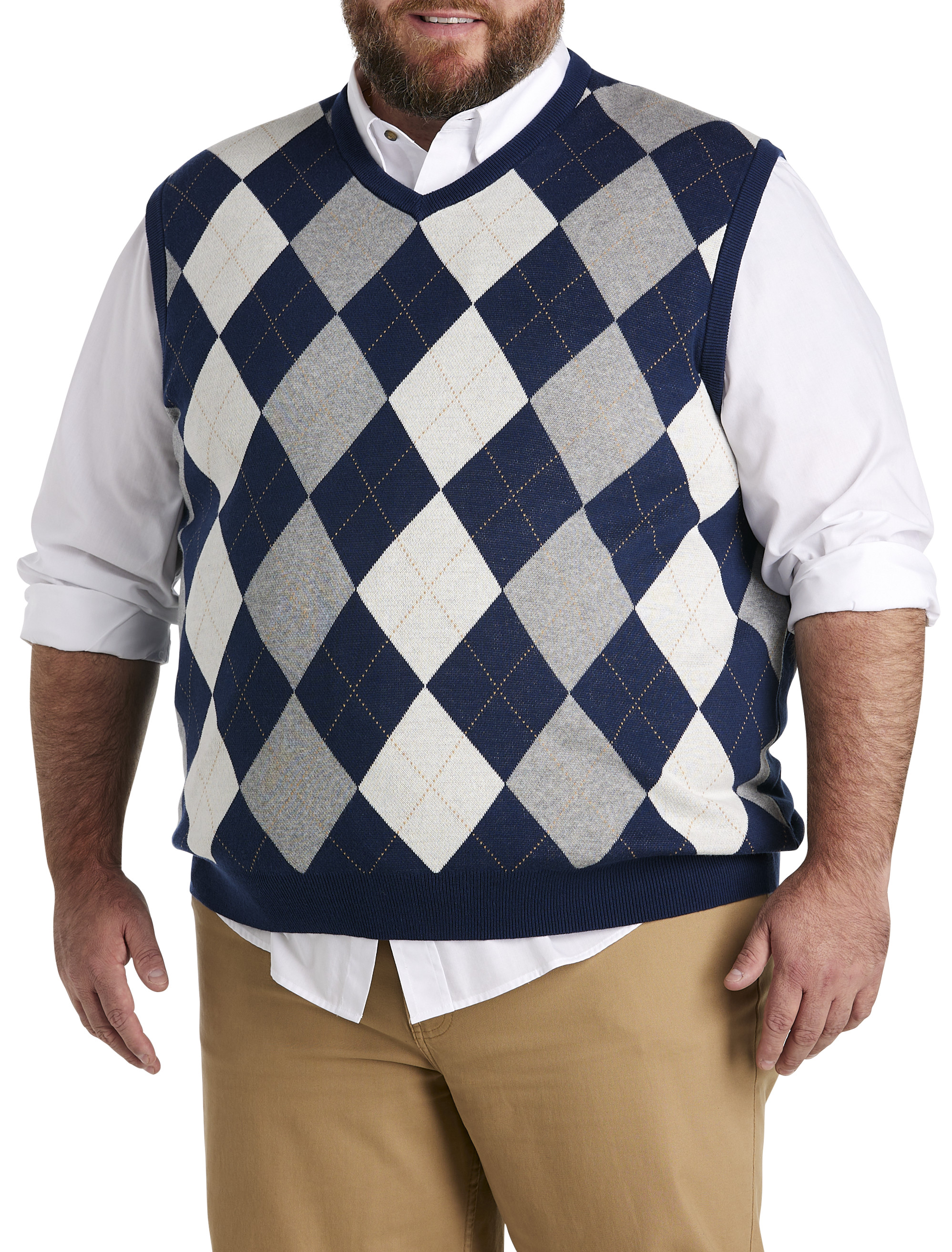 Big and shop tall argyle sweater