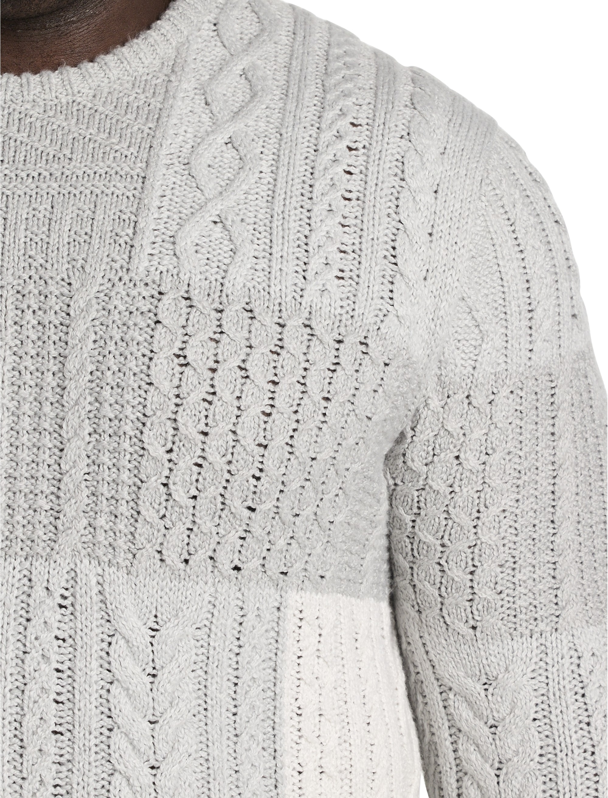 Patchwork Crewneck Sweater - thumbnail 2