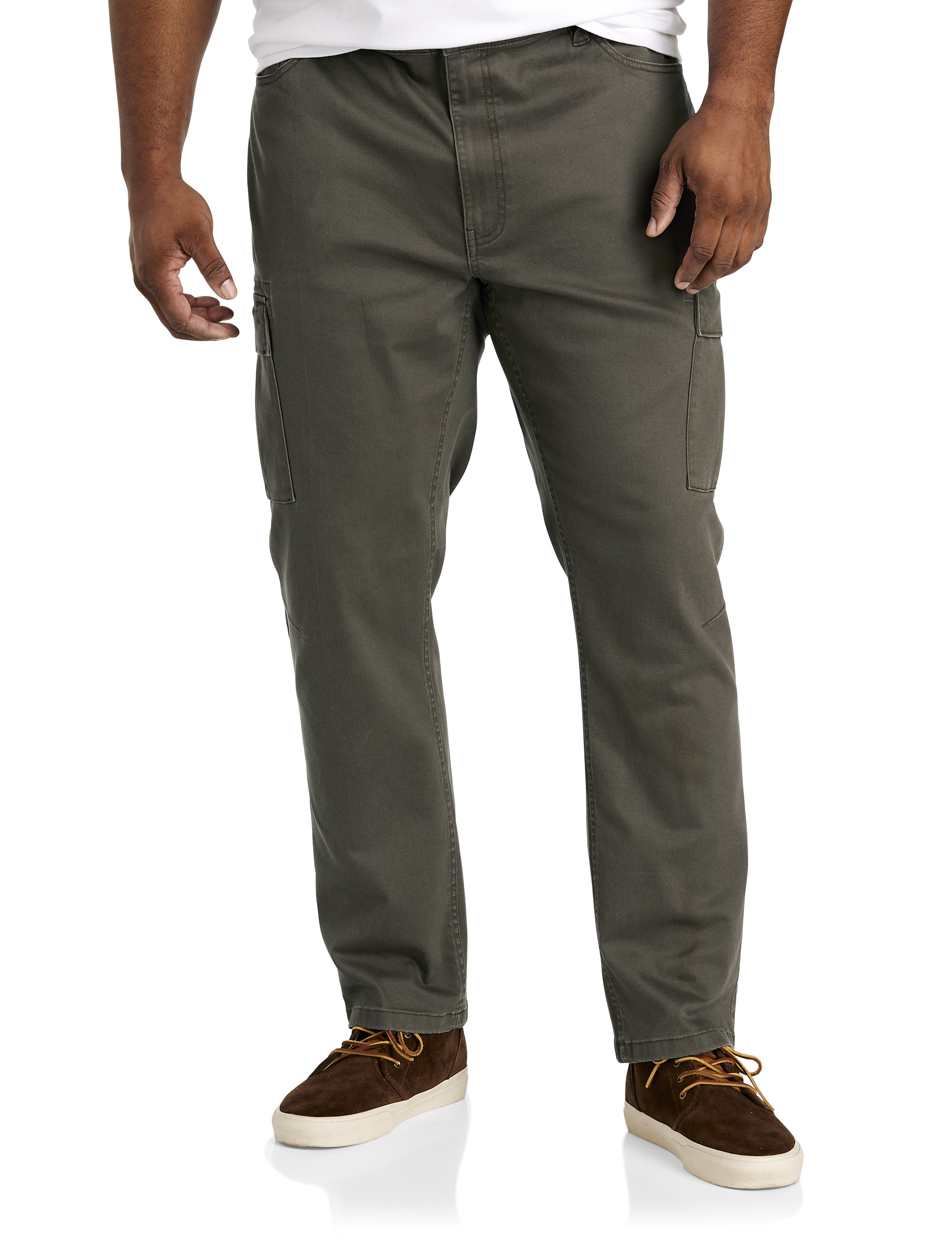 Big + Tall, True Nation Uptown Tapered-Fit Cargo Pants