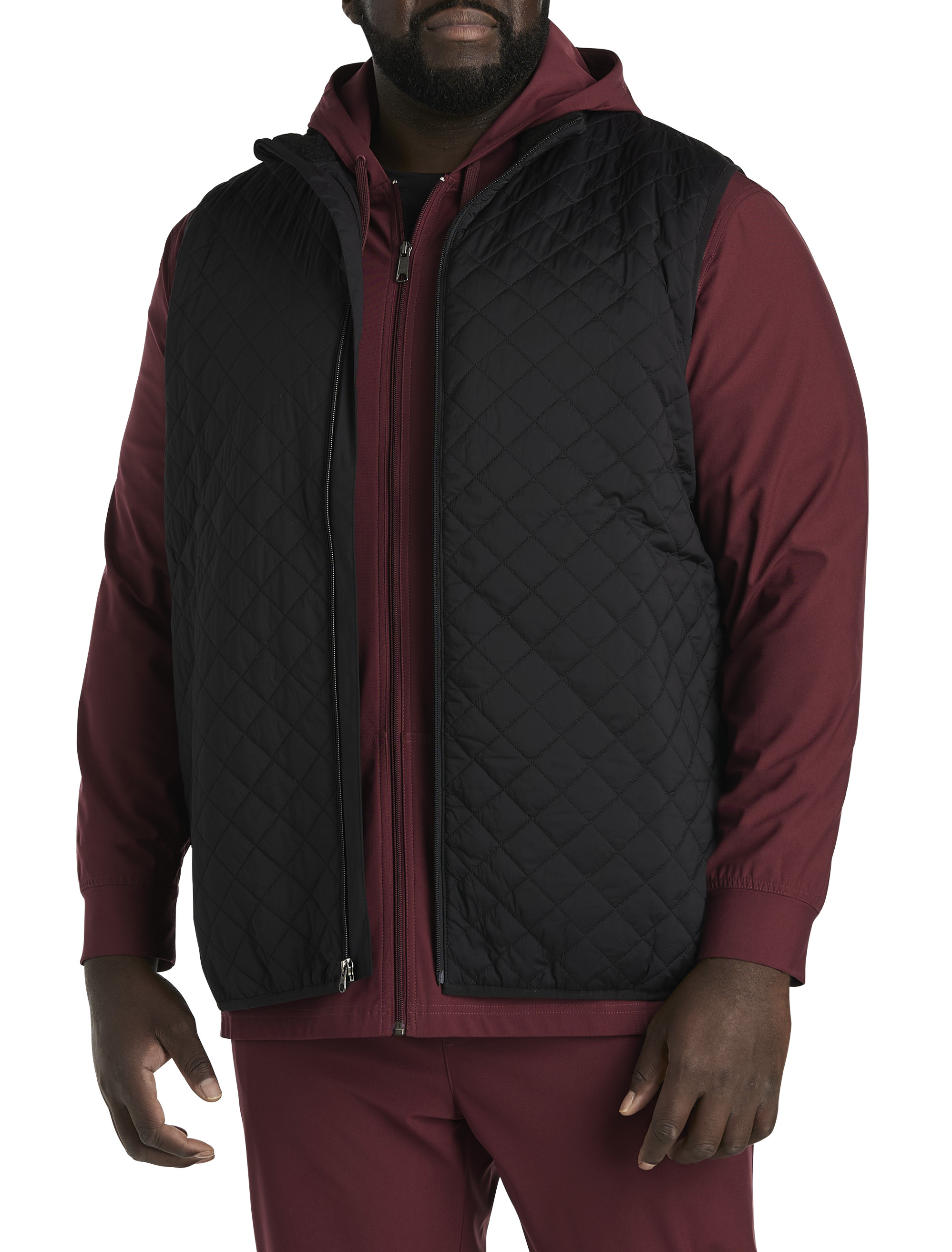 Big and tall puffer vests hotsell