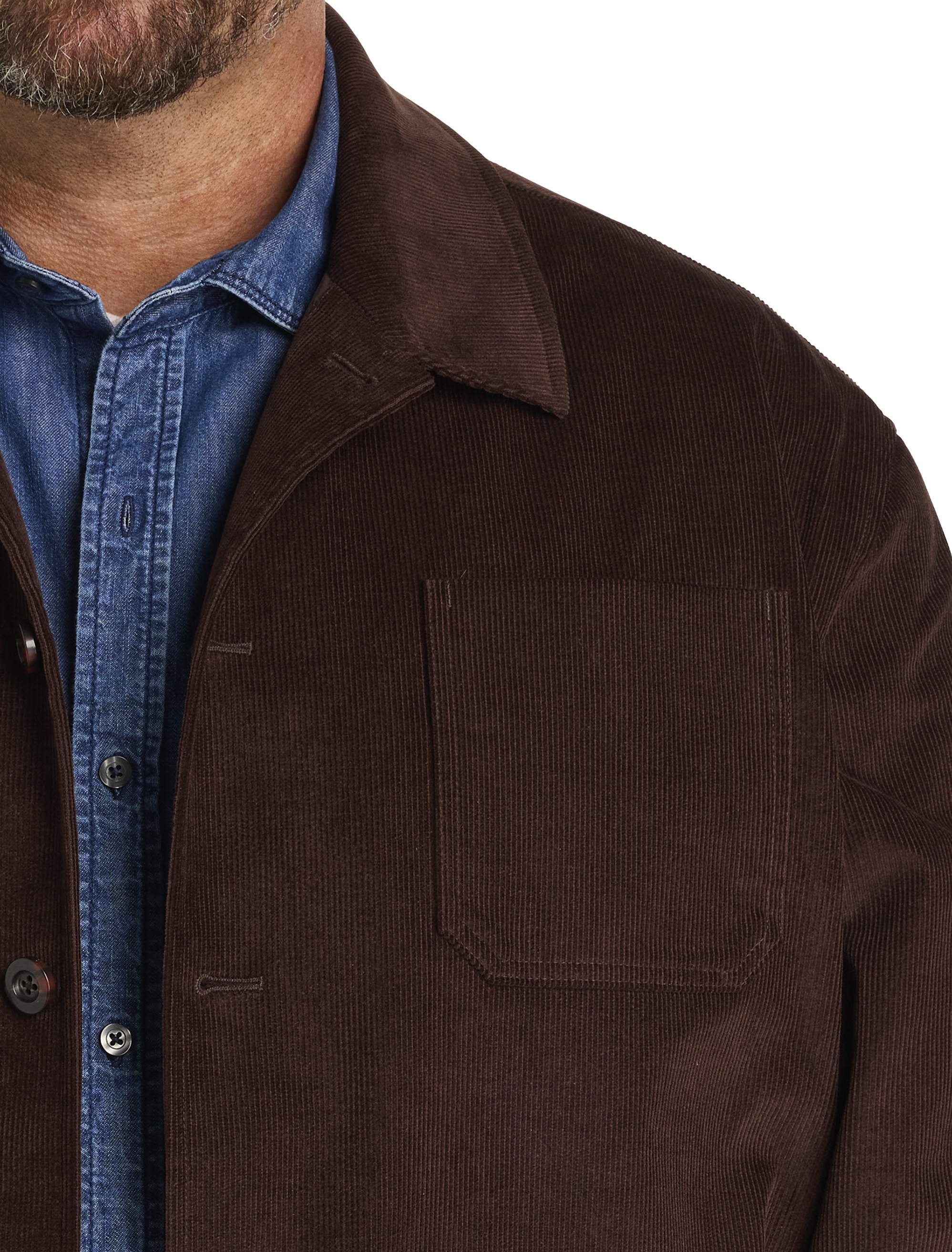 【新品タグ付き】Local Corduroy Hrrington JKT XL Big + Tall | True Nation Corduroy Chore Coat | DXL