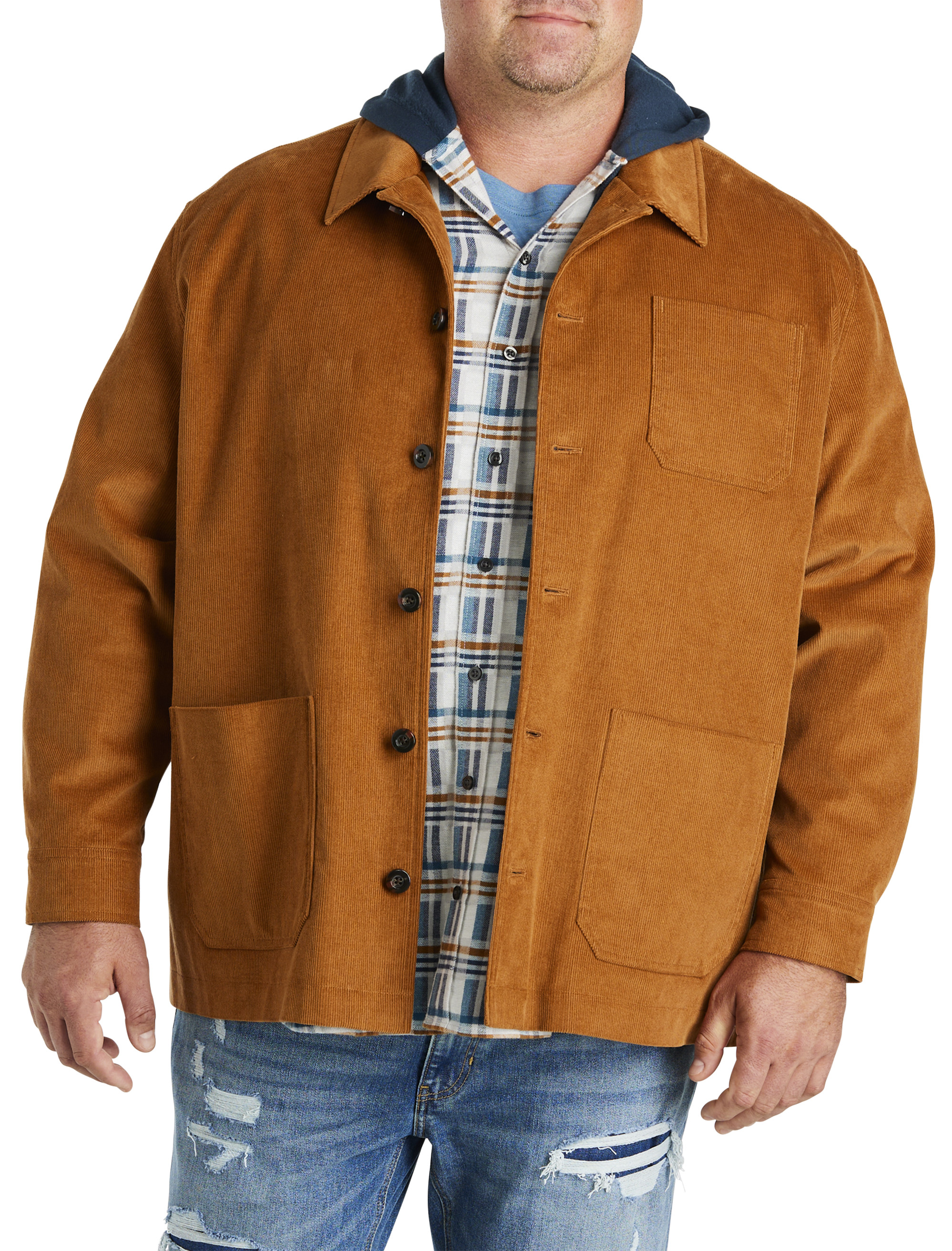 Roundtree & Yorke Jacket Mens Medium Brown Canvas Coat – Proper Vintage