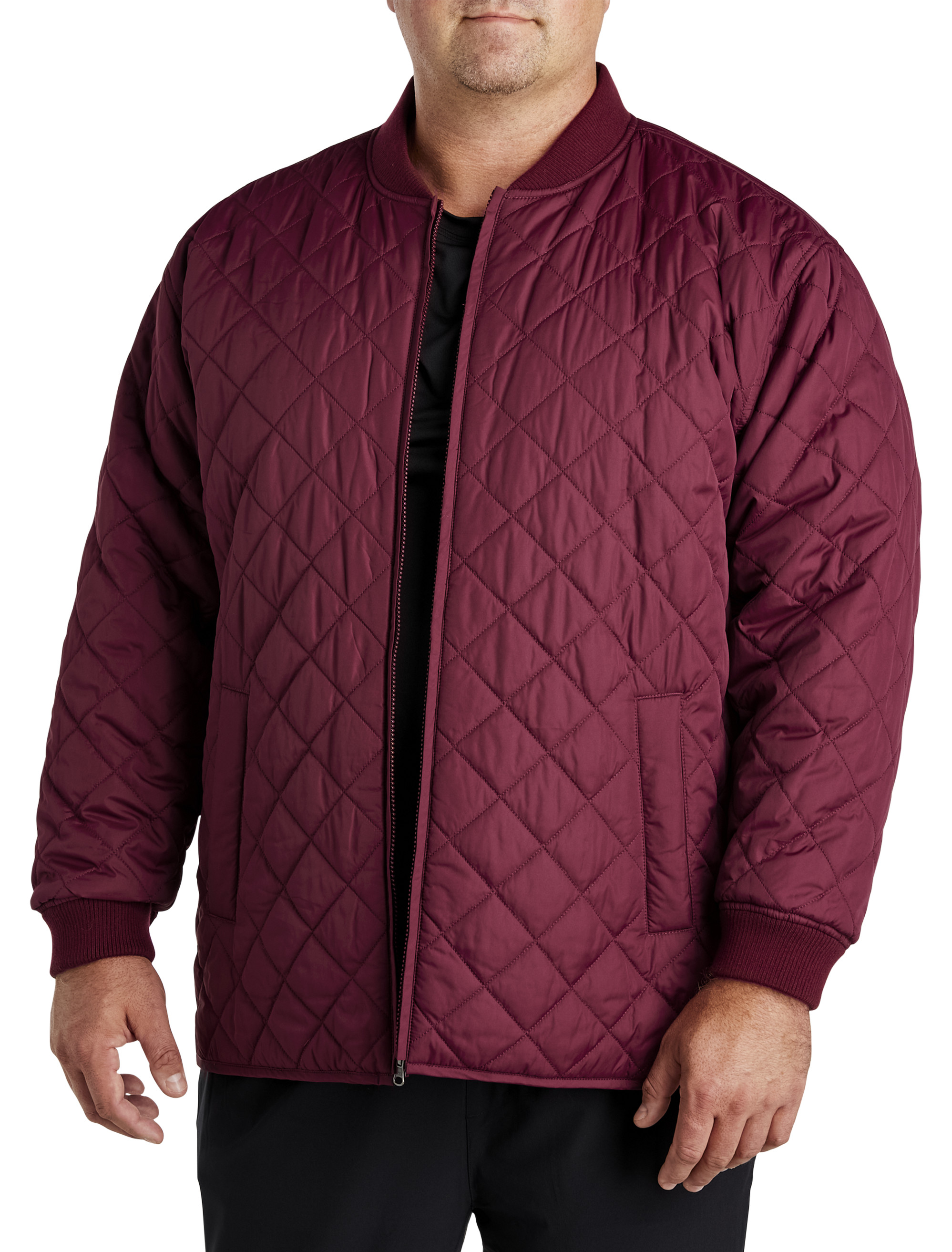 Big + Tall | Synrgy Reversible Quilted Bomber Jacket | DXL