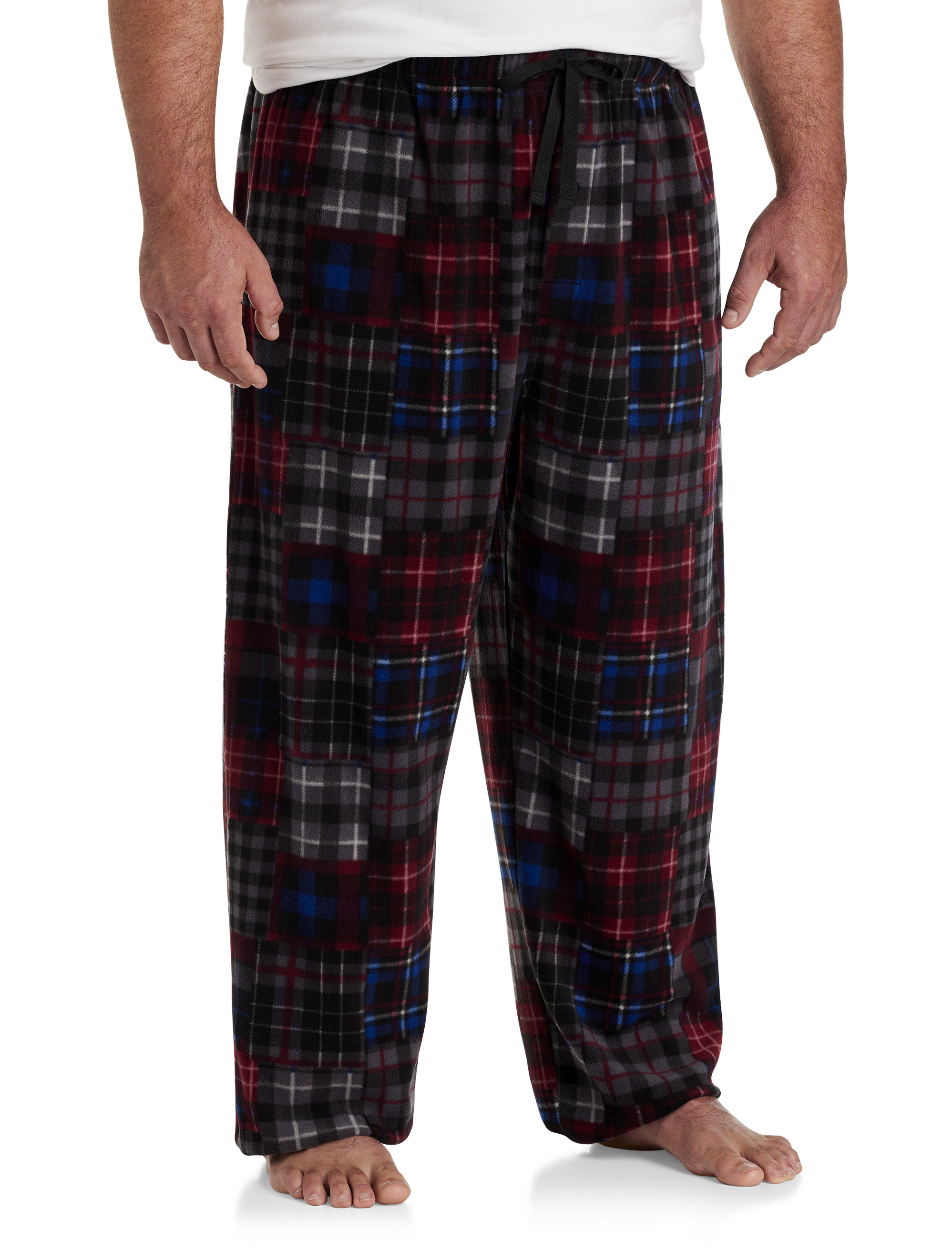 Reebok Men's Pajama Pants - Fleece Jogger Sleep Lounge Pants (Size